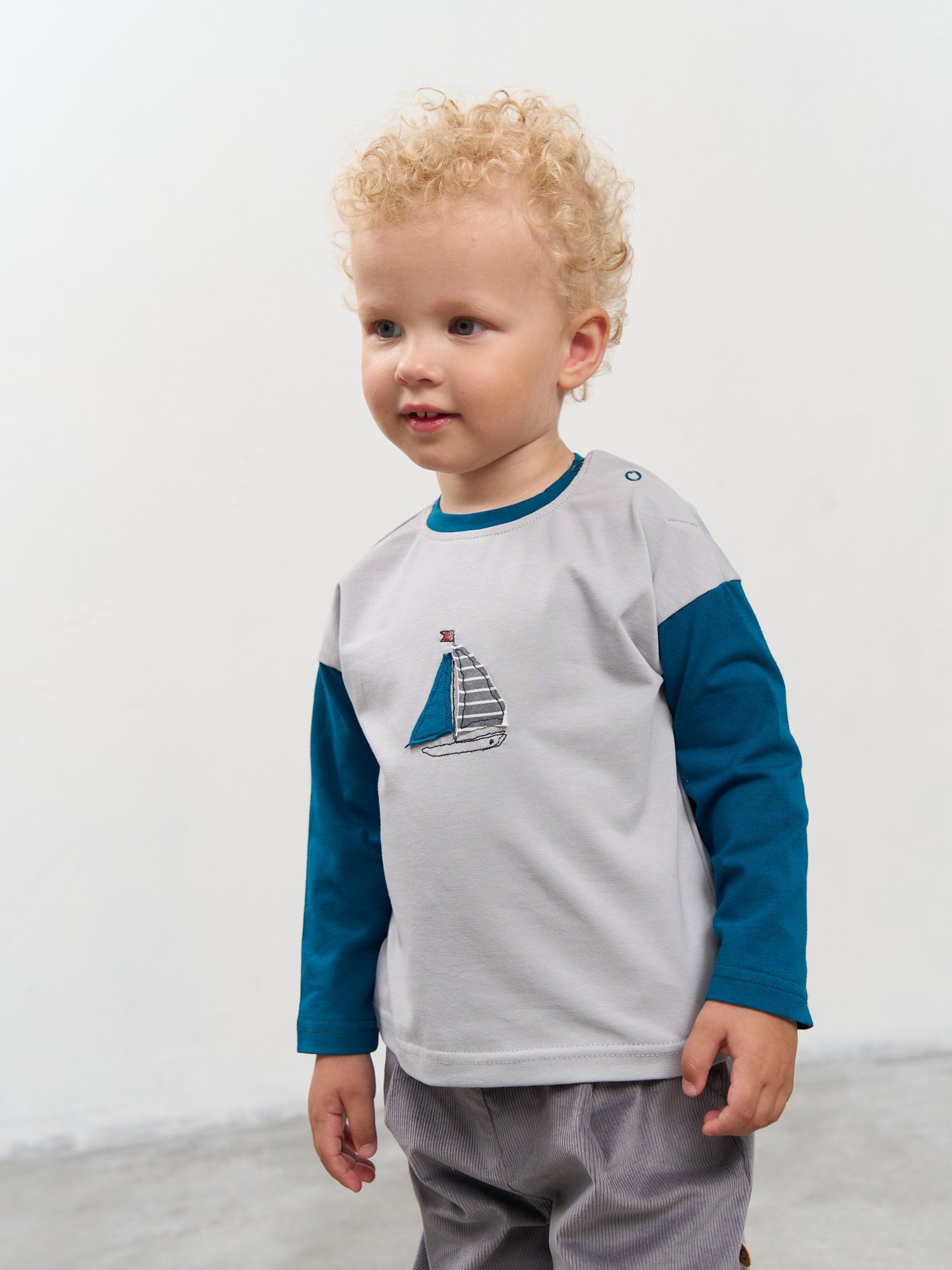 Лонгслив BUNGLY 1R8839/Туман - фото 1