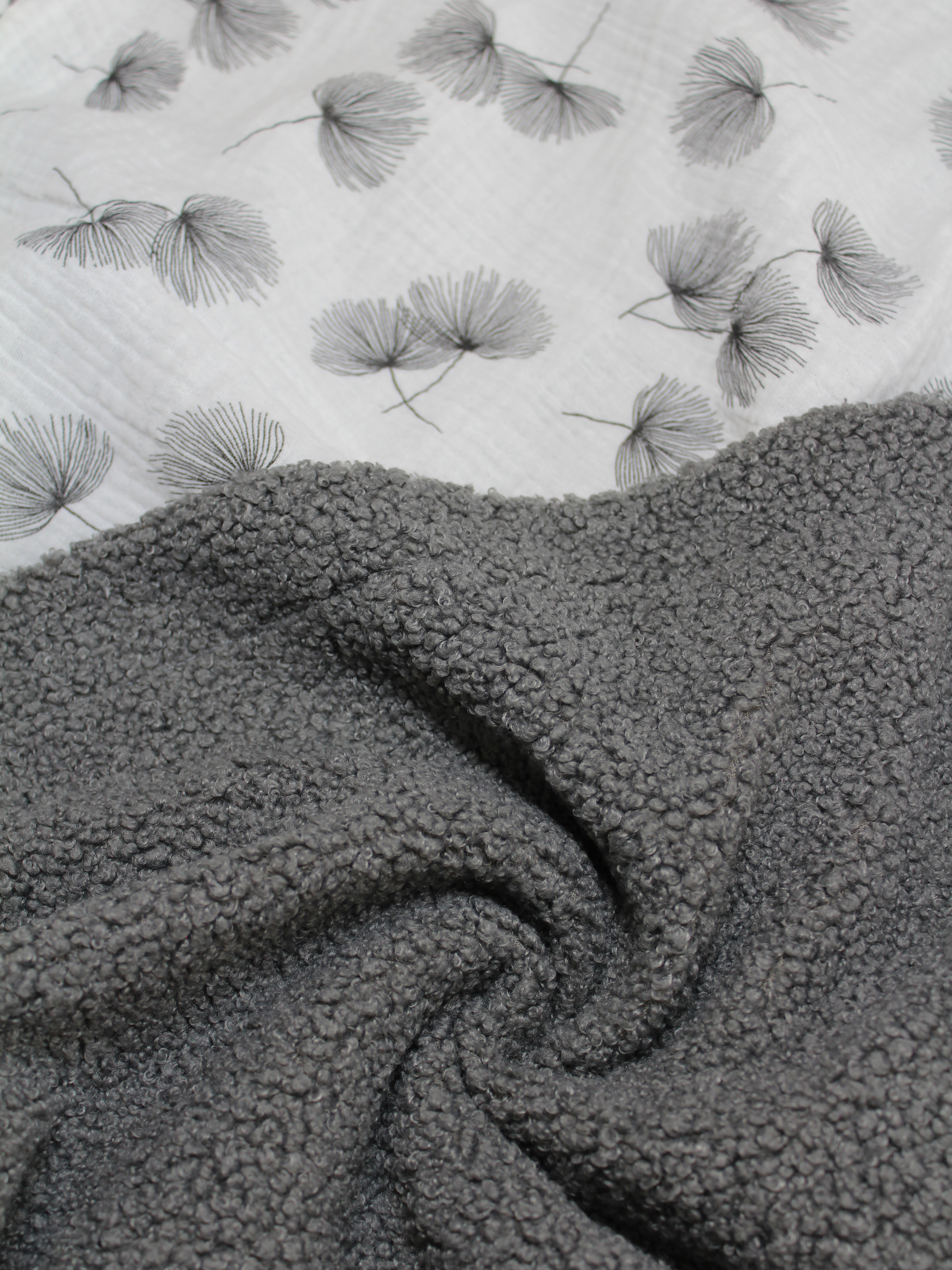 Плед RinaAmari Серый 100 x 75 см хлопок - фото 10