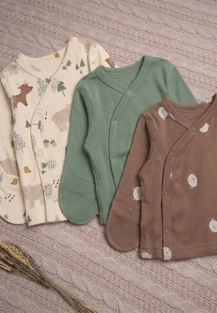 Распашонка 3 шт YOULALA 1204206001 - фото 6