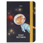 Блокнот Проф-Пресс Myart Pocket Скетчбук Кот в космосе