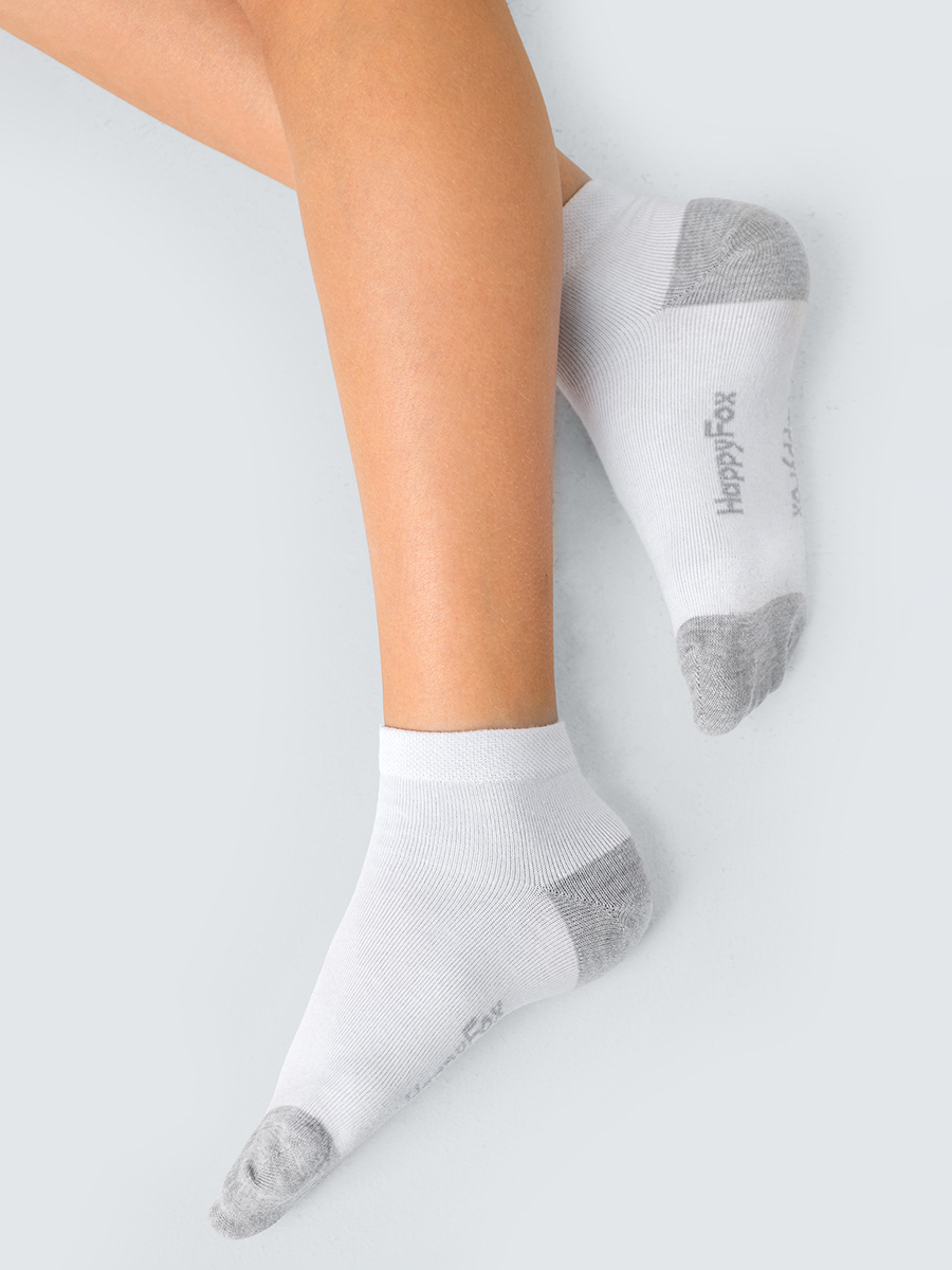 Носки 12 пар HappyFox HFET2001NBсв.серыймеланж.12 - фото 8