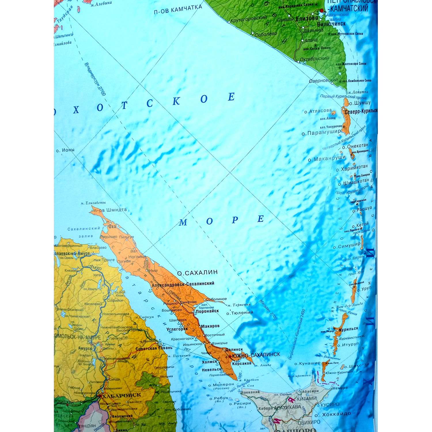 Карта настенная Атлас Принт Россия 1.0x0.7 м - фото 4