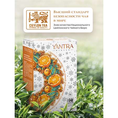 Чай Winter Yantra черный среднелистовой с мандарином Золотой мандарин 100 г