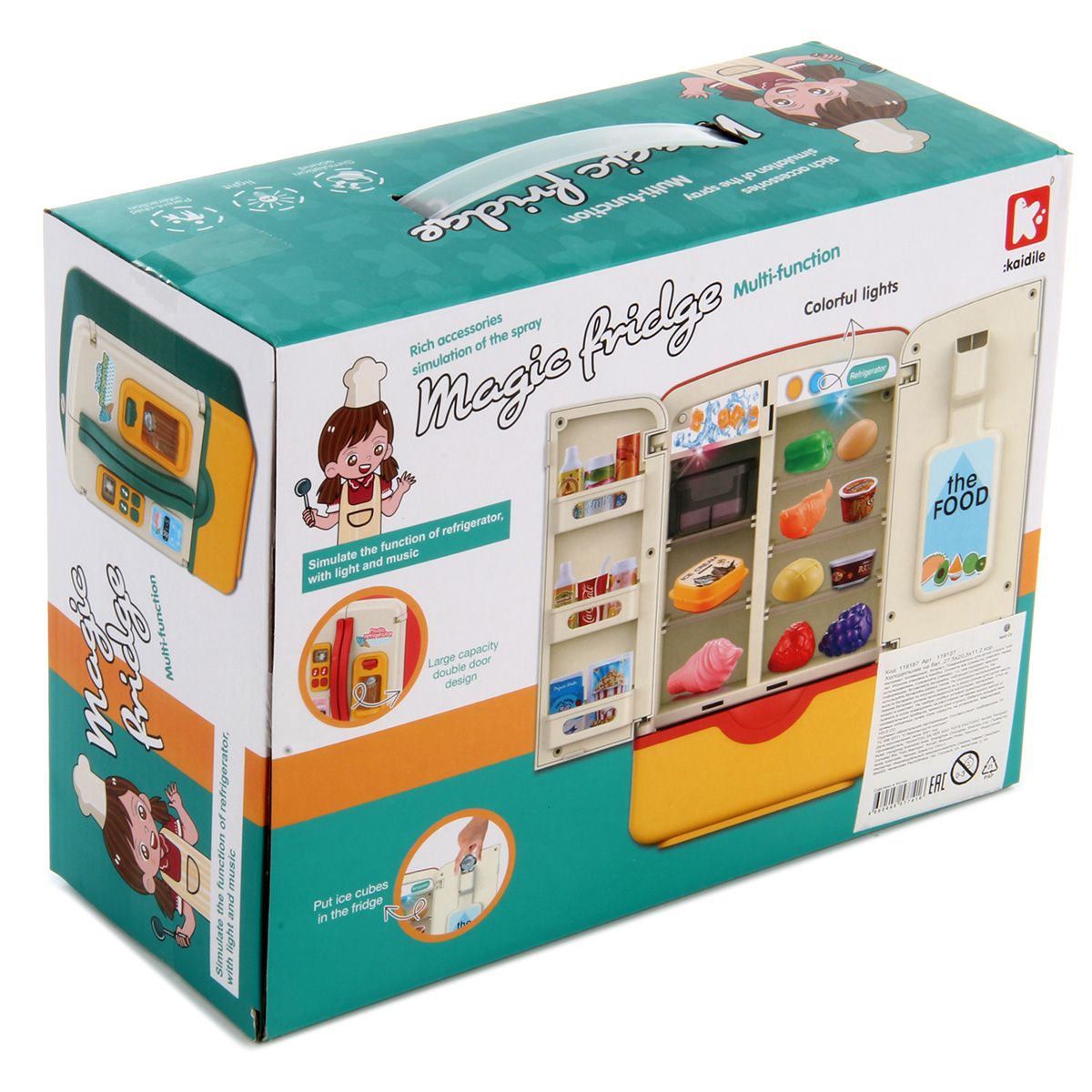 Игрушка Veld Co холодильник 30 предм. - фото 10