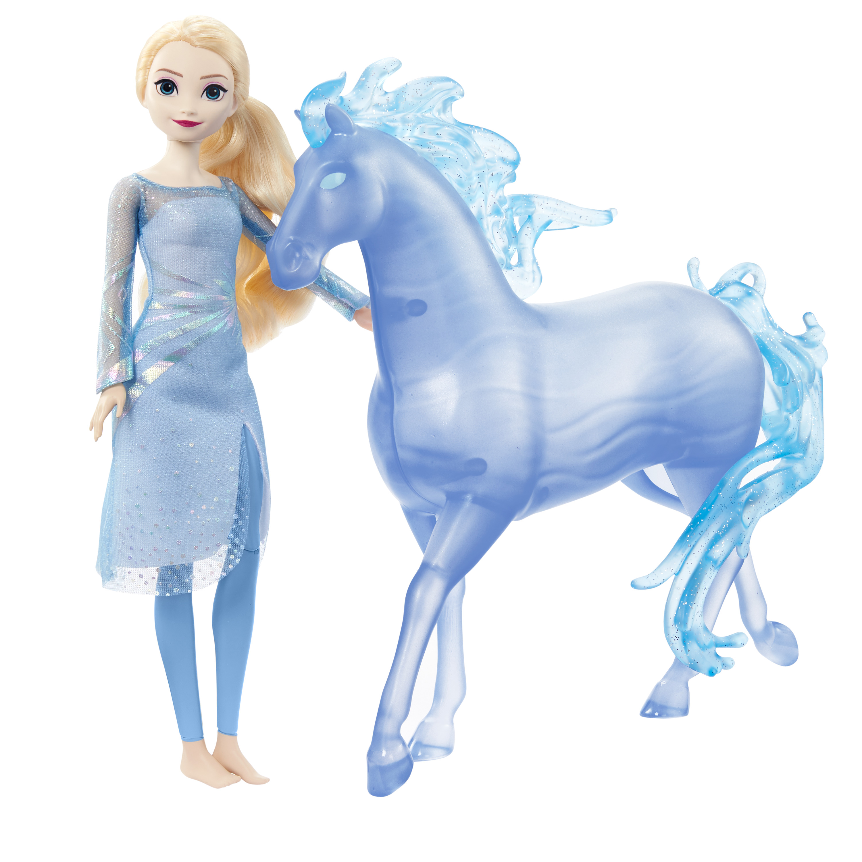 Кукла модельная Disney Frozen Frozen Эльза и Водяной Нокк HLW58 - фото 5