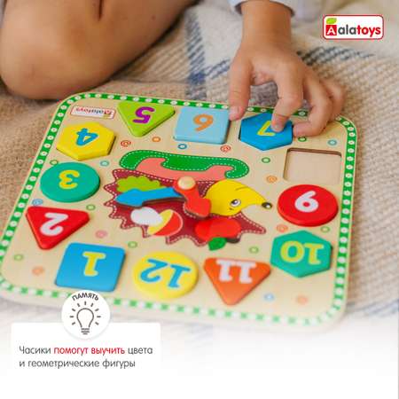 Игрушка Alatoys бизиборд Ёжик