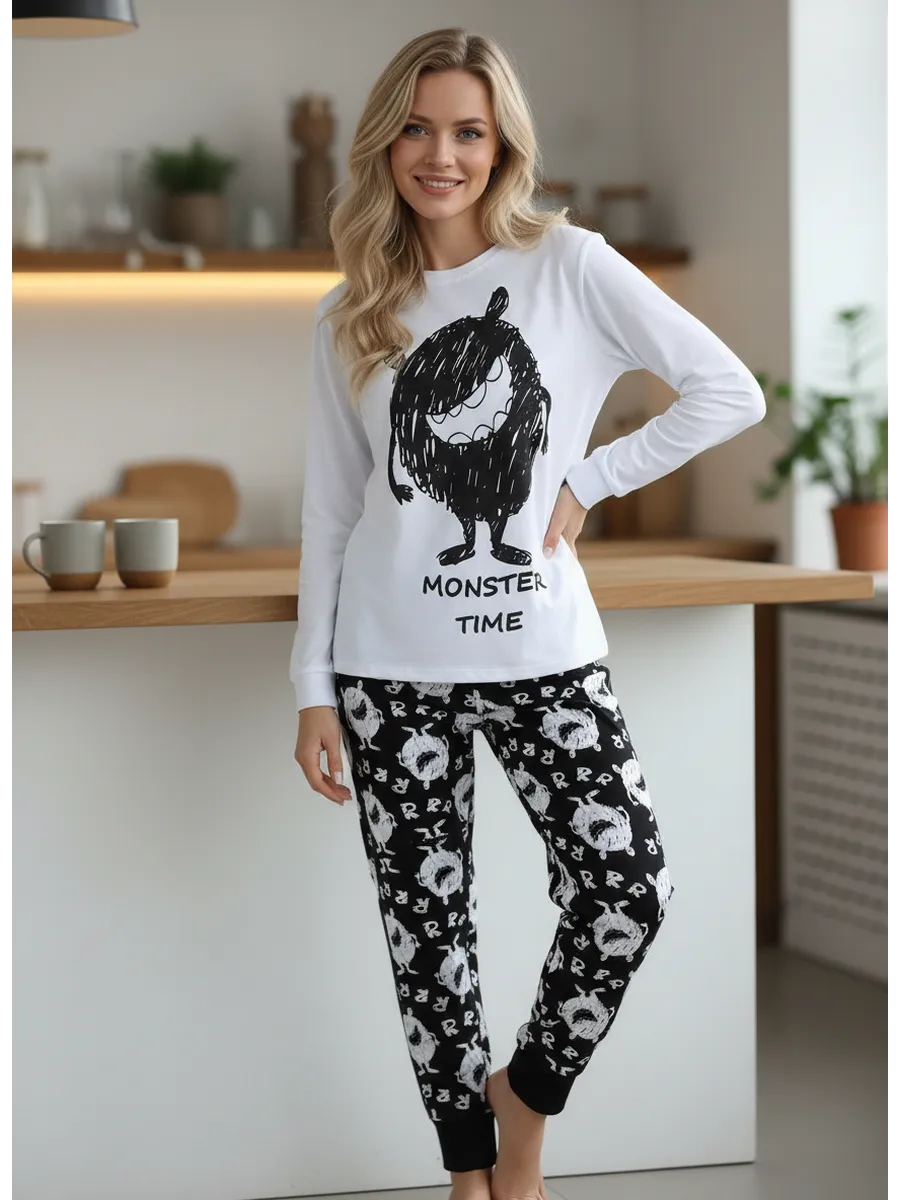Пижама MIKO YUMI WP-printed-Monster - фото 5