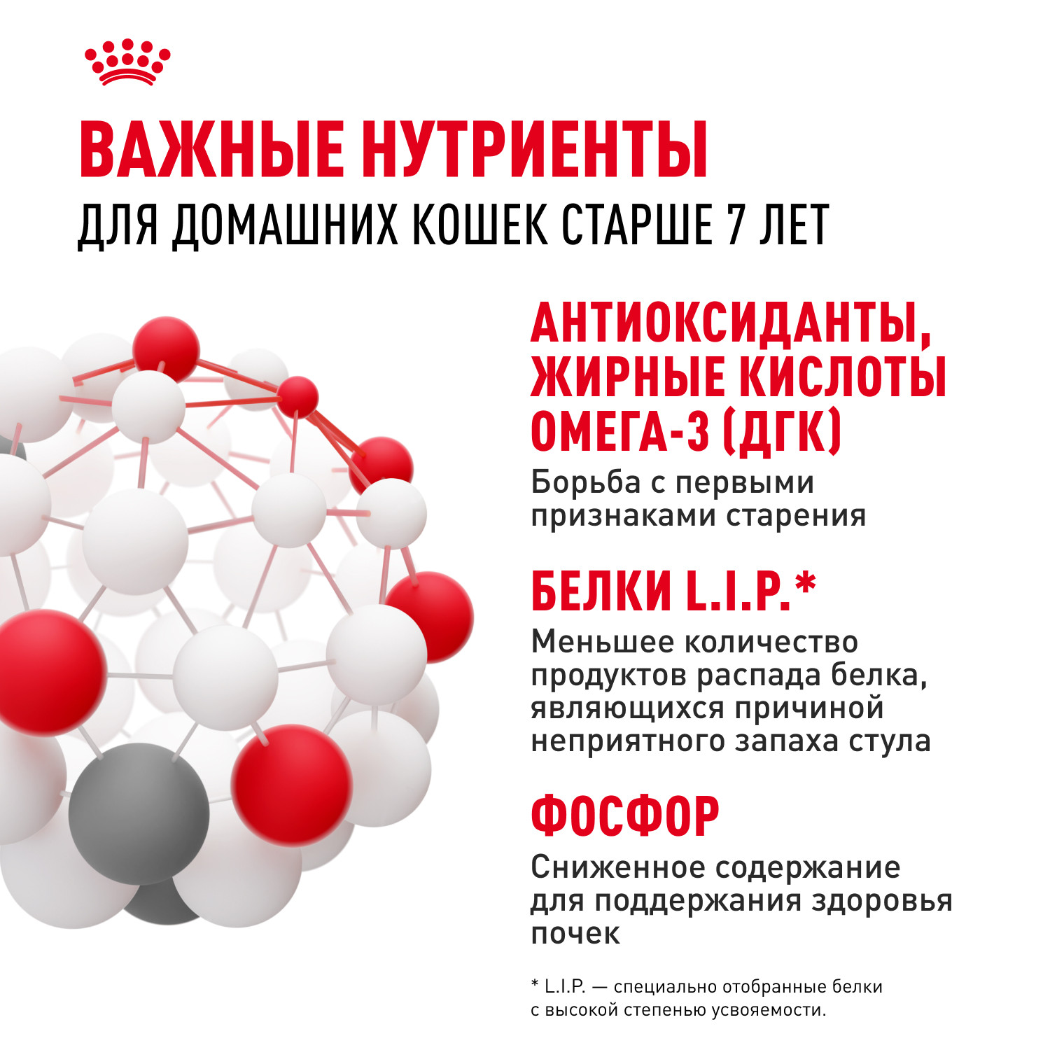 Корм сухой для кошек ROYAL CANIN Indoor 400г пожилых кошек постоянно проживающих в помещении - фото 5