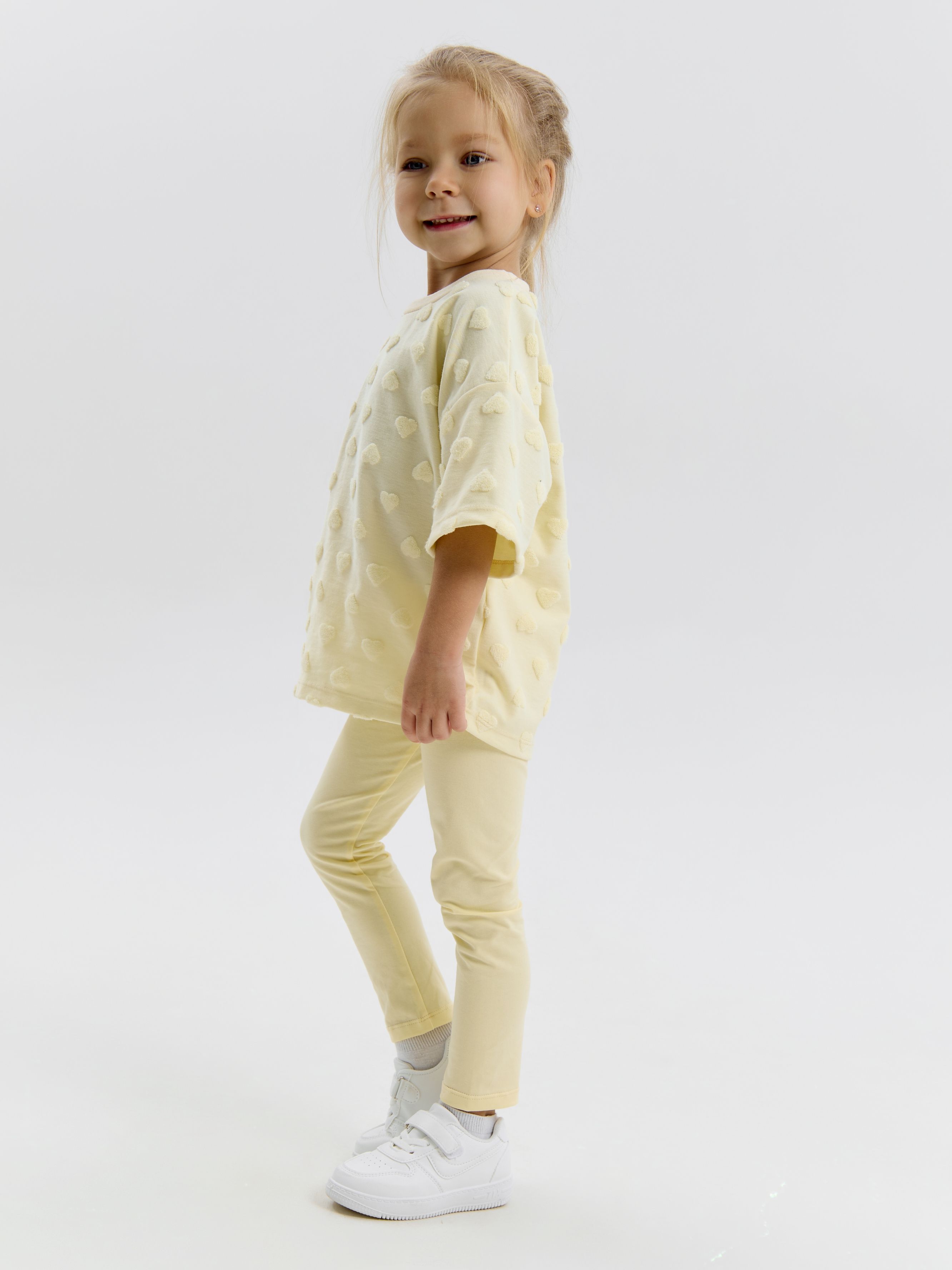 Футболка и леггинсы LEVA костюм_Томми_желтый - фото 3