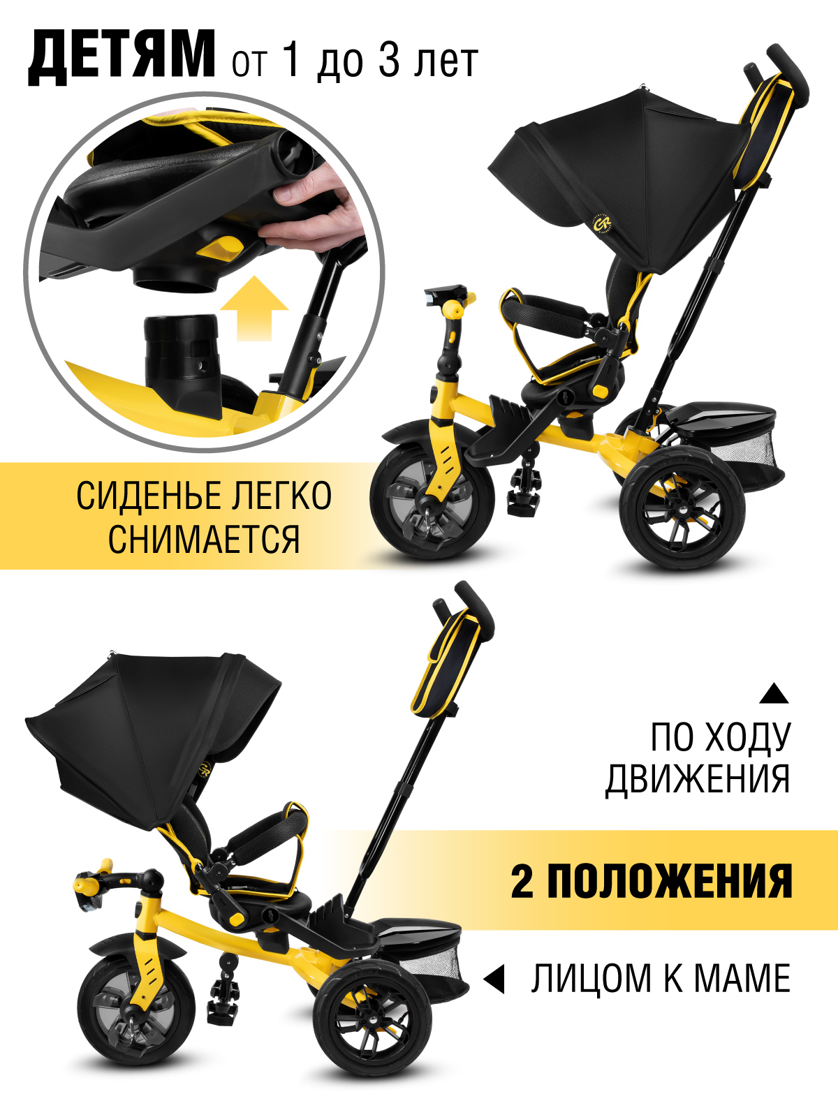 Трехколесный велосипед CITYRIDE - фото 3