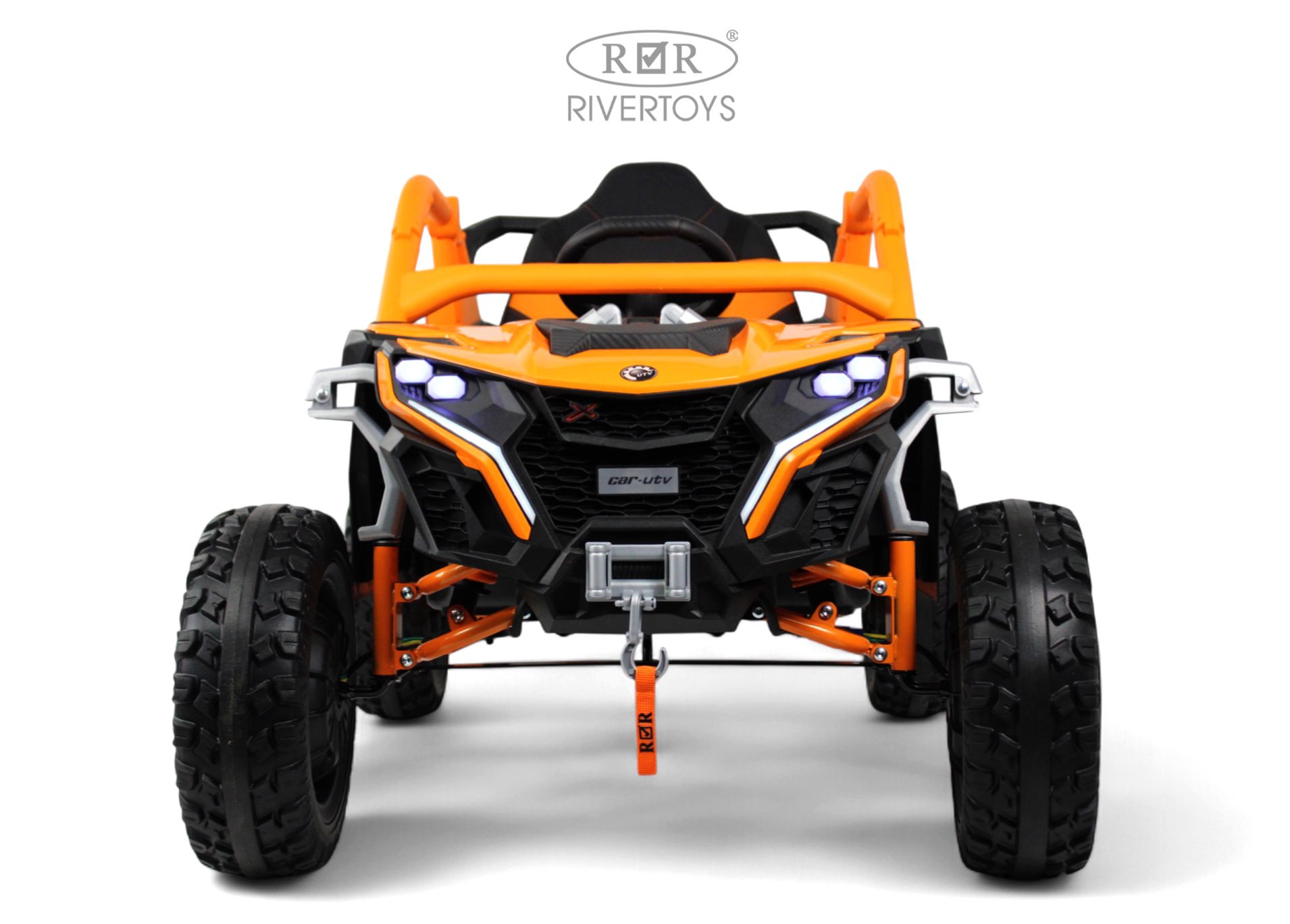 Электромобиль RIVERTOYS Z707ZZ-ORANGE С пультом ДУ - фото 2