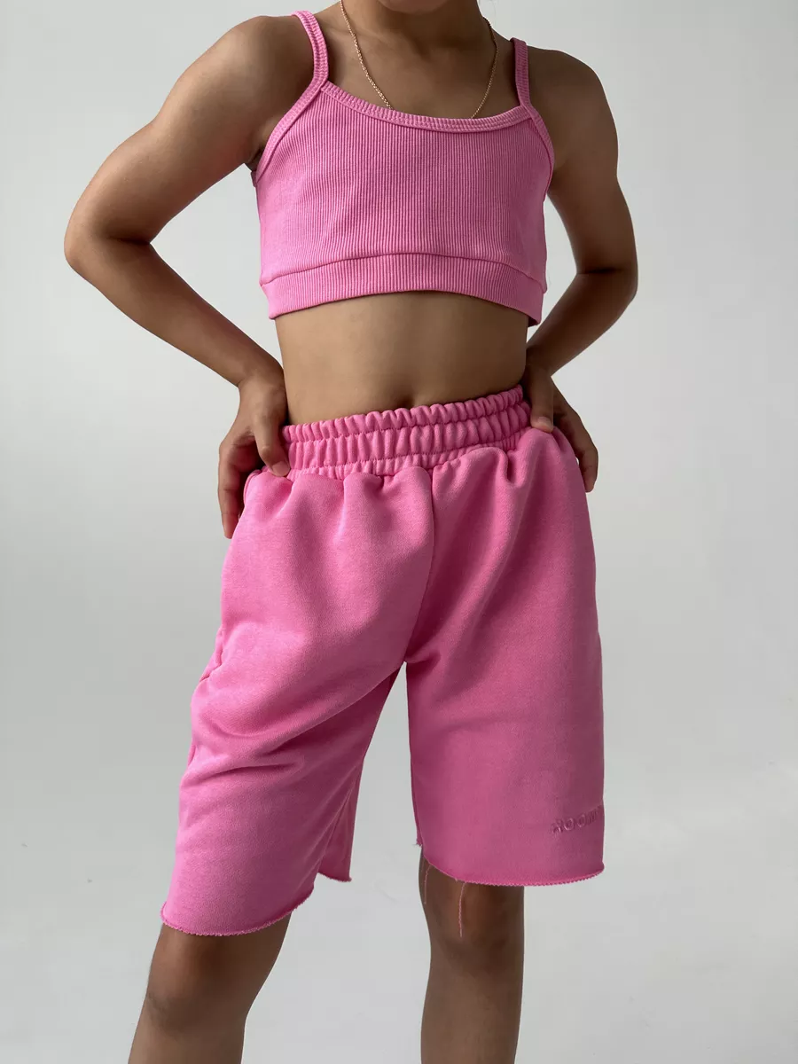 Шорты ROOMY ESSENCE COMFYshorts/pink - фото 1