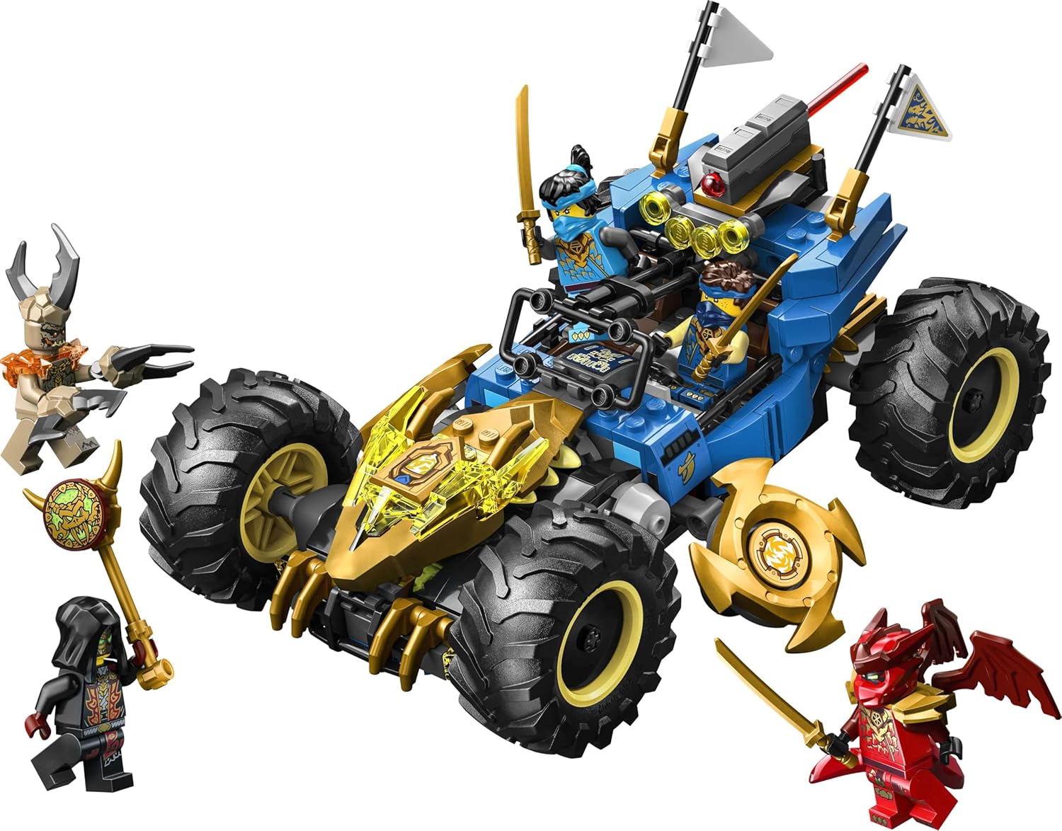 Конструктор LEGO NINJAGO Машина-трансформер Джея 387 дет. - фото 2