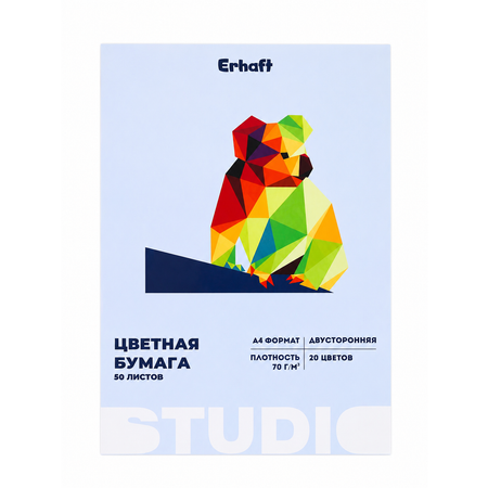 Цветная бумага Erhaft 50 лист.