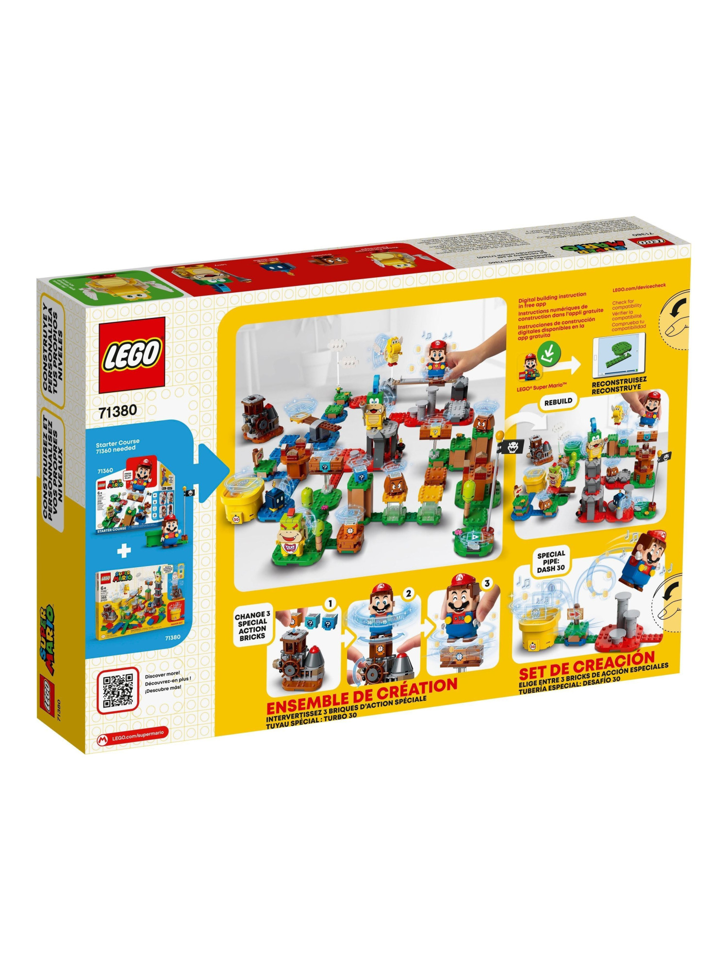 Конструктор LEGO Super Mario Твои уровни 366 дет. - фото 7