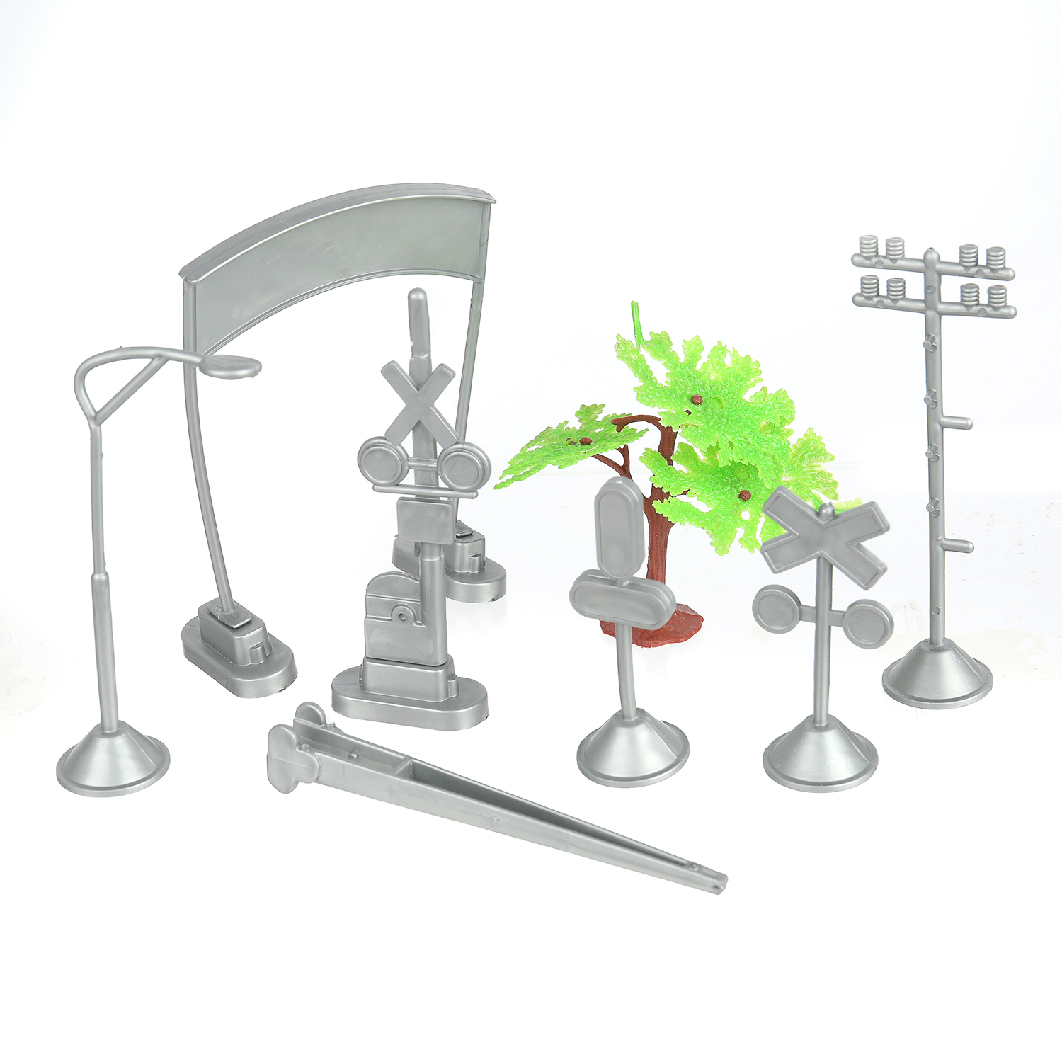 Набор железнодорожный Играем вместе 280 см 388209 - фото 5