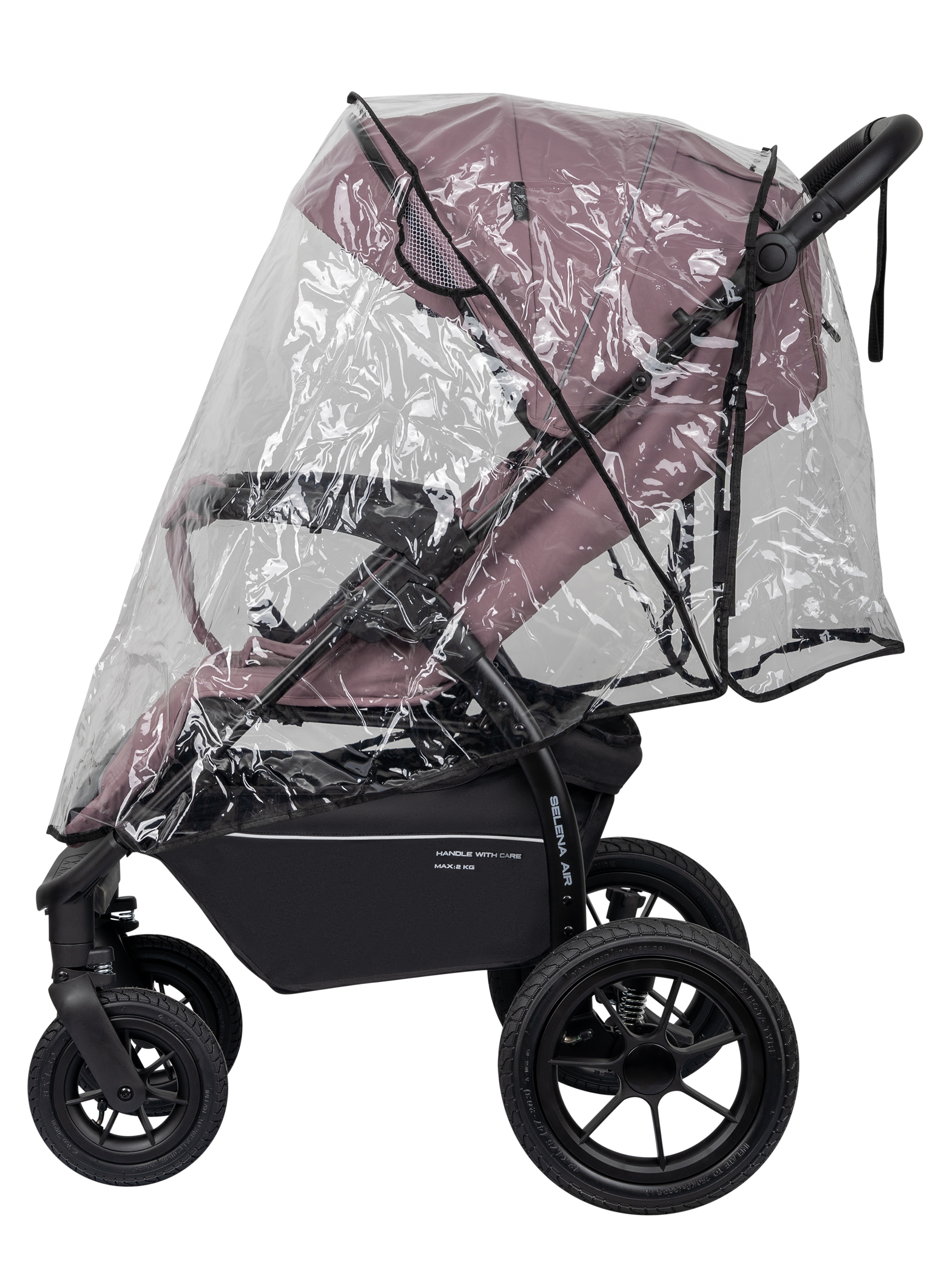 Коляска прогулочная JOVOLA Selena Air Plus розовый - фото 18