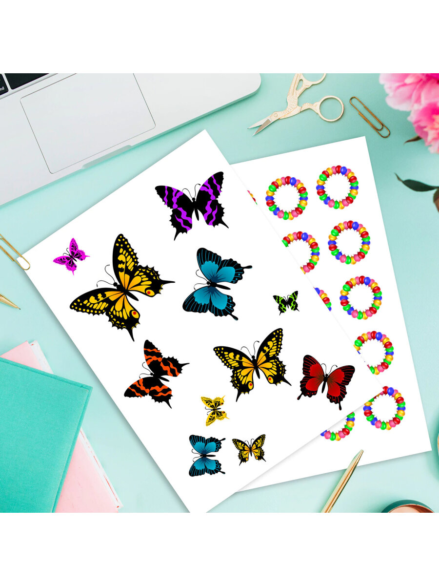 Фотобумага Brauberg самоклеящаяся глянцевая А4 набор 20 листов - фото 11