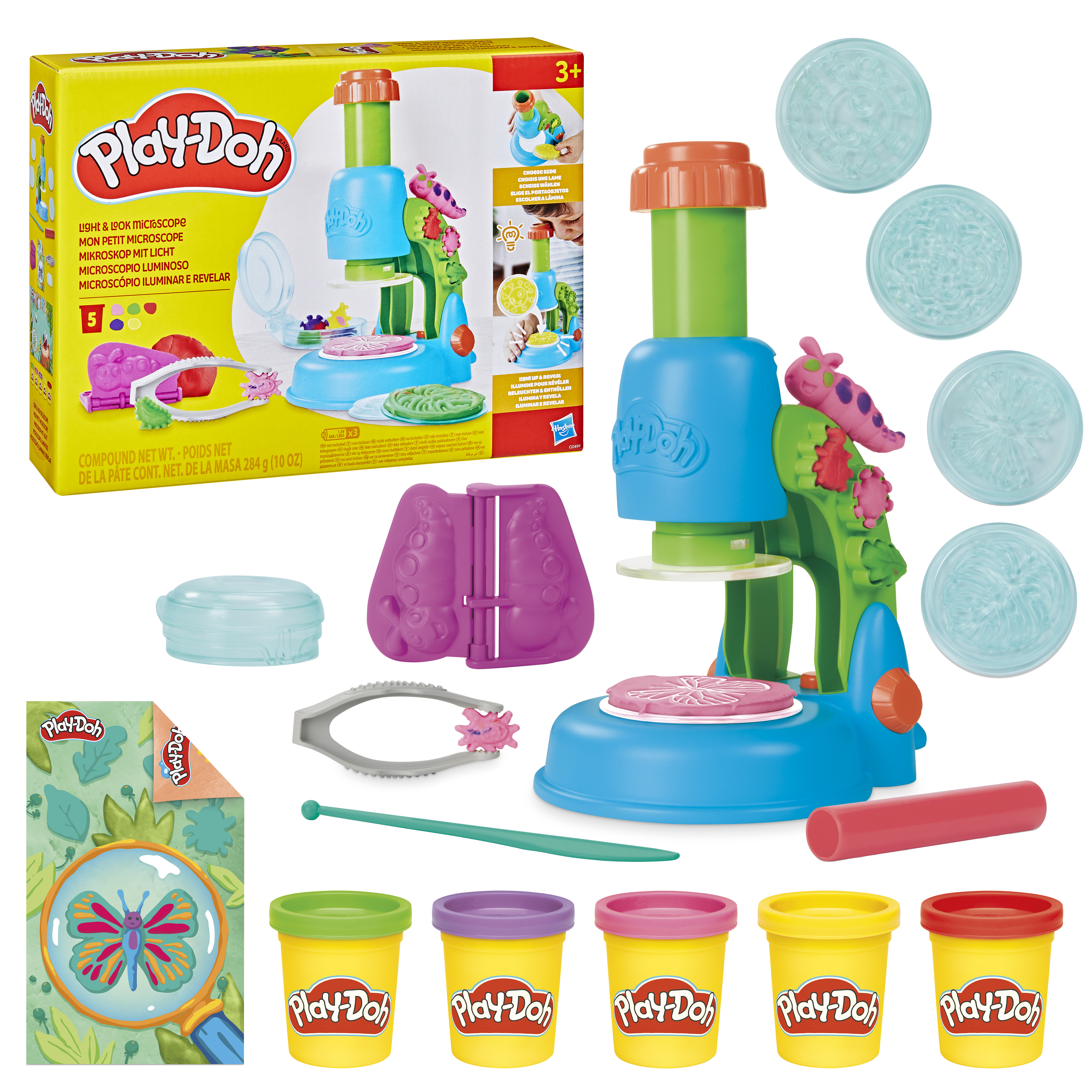 Масса для лепки Hasbro Play-Doh Микроскоп+подсветка - фото 1