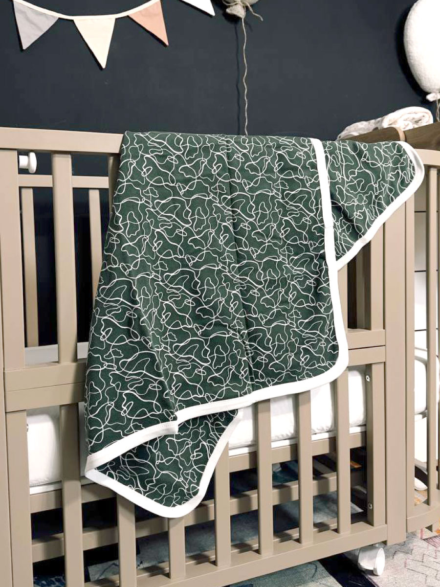 Пелёнка OLANT BABY Forest frost трикотаж 90х90 см - фото 3