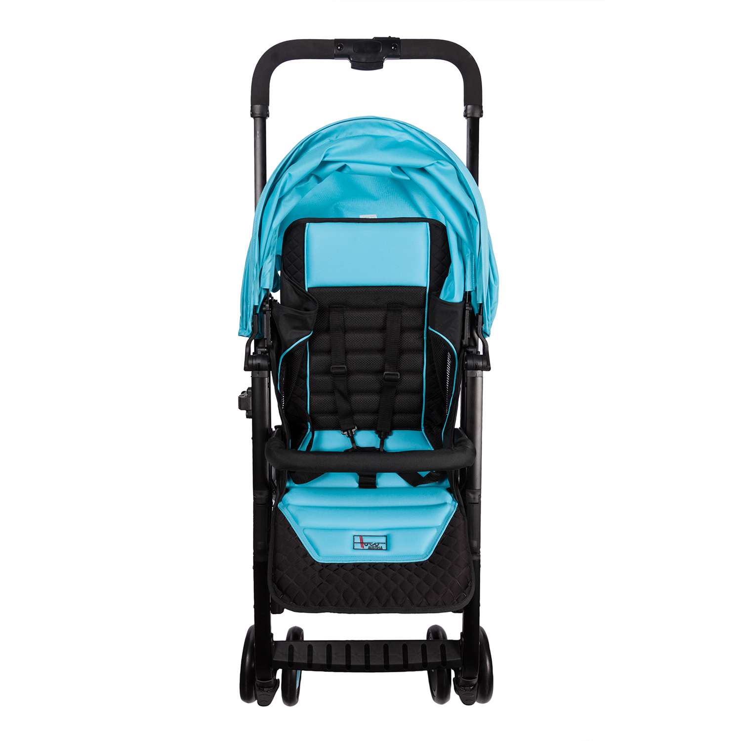 Коляска прогулочная hoco Superfold Black Turquoise - фото 14
