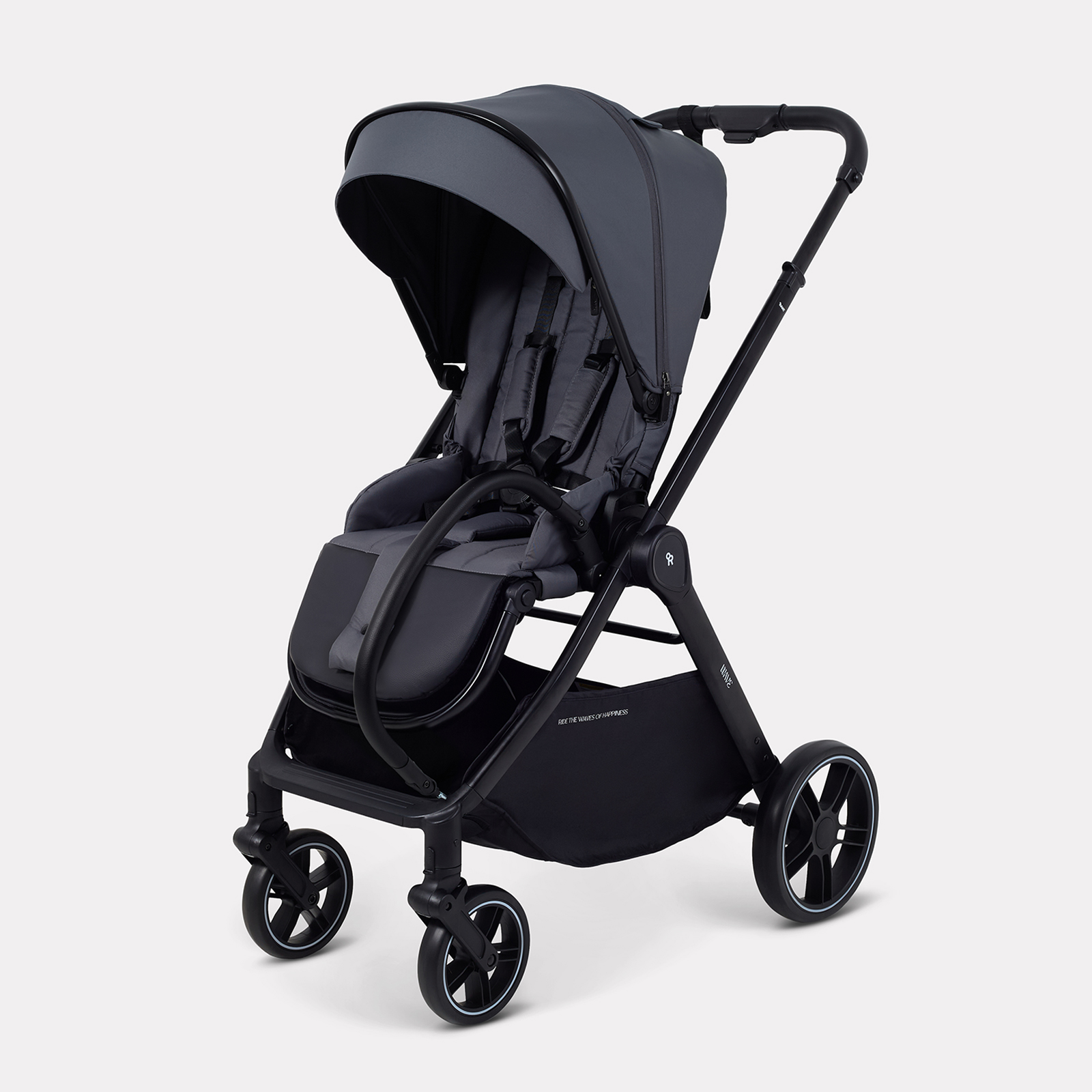 Коляска прогулочная Rant Basic Wave серый - фото 4