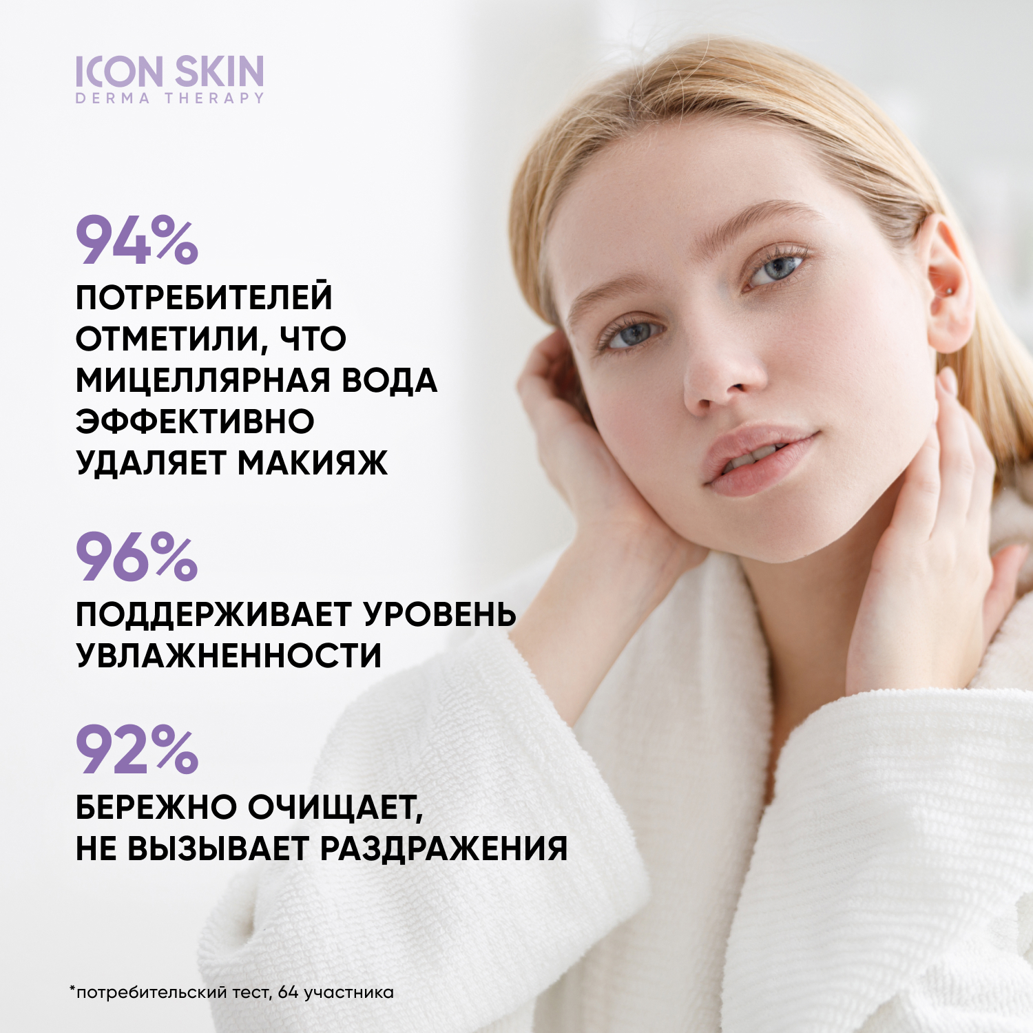 Мицеллярная вода ICON SKIN 500 мл - фото 4