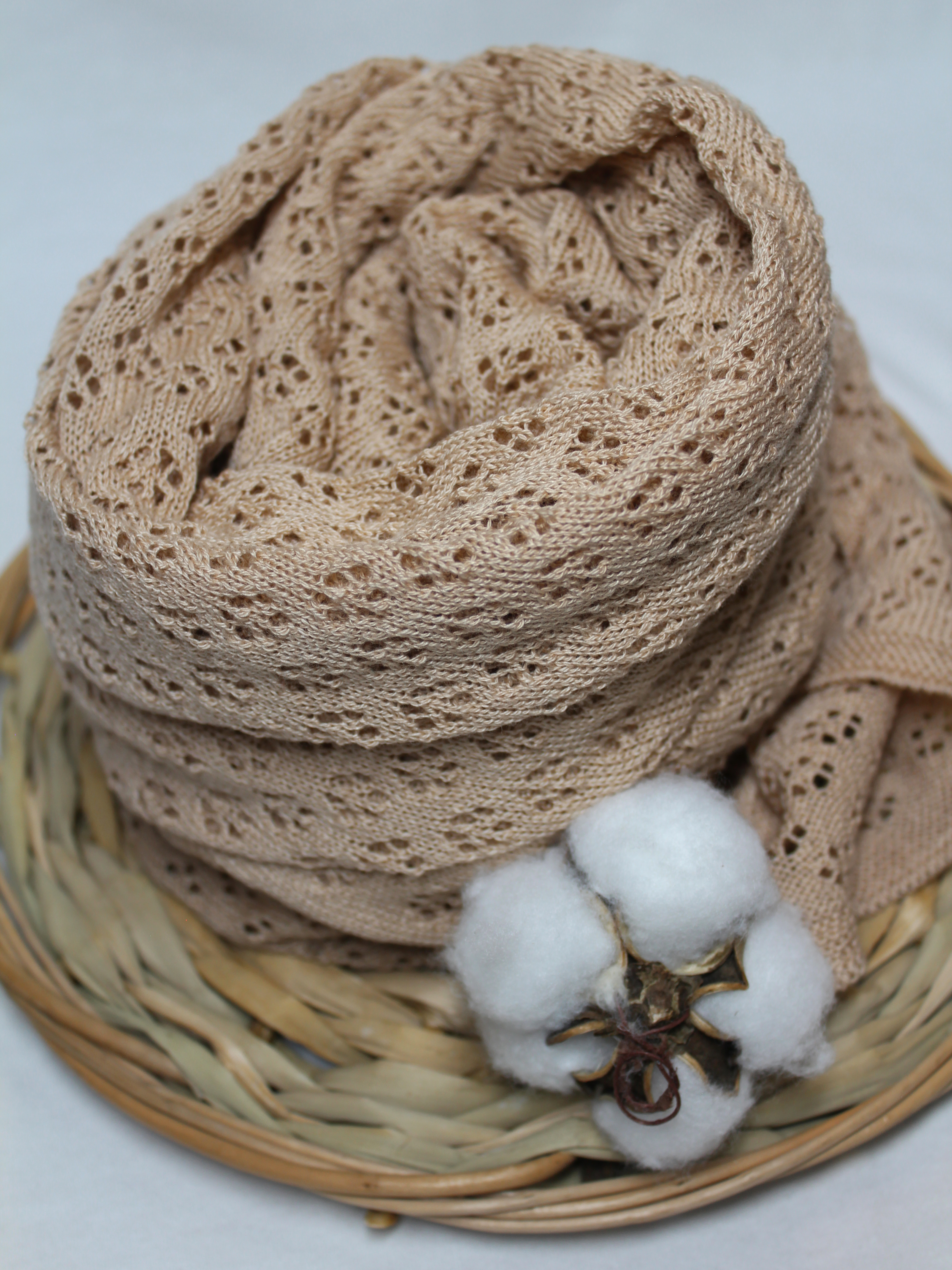 Плед RinaAmari Карамельное облачко 100 x 100 см хлопок - фото 2