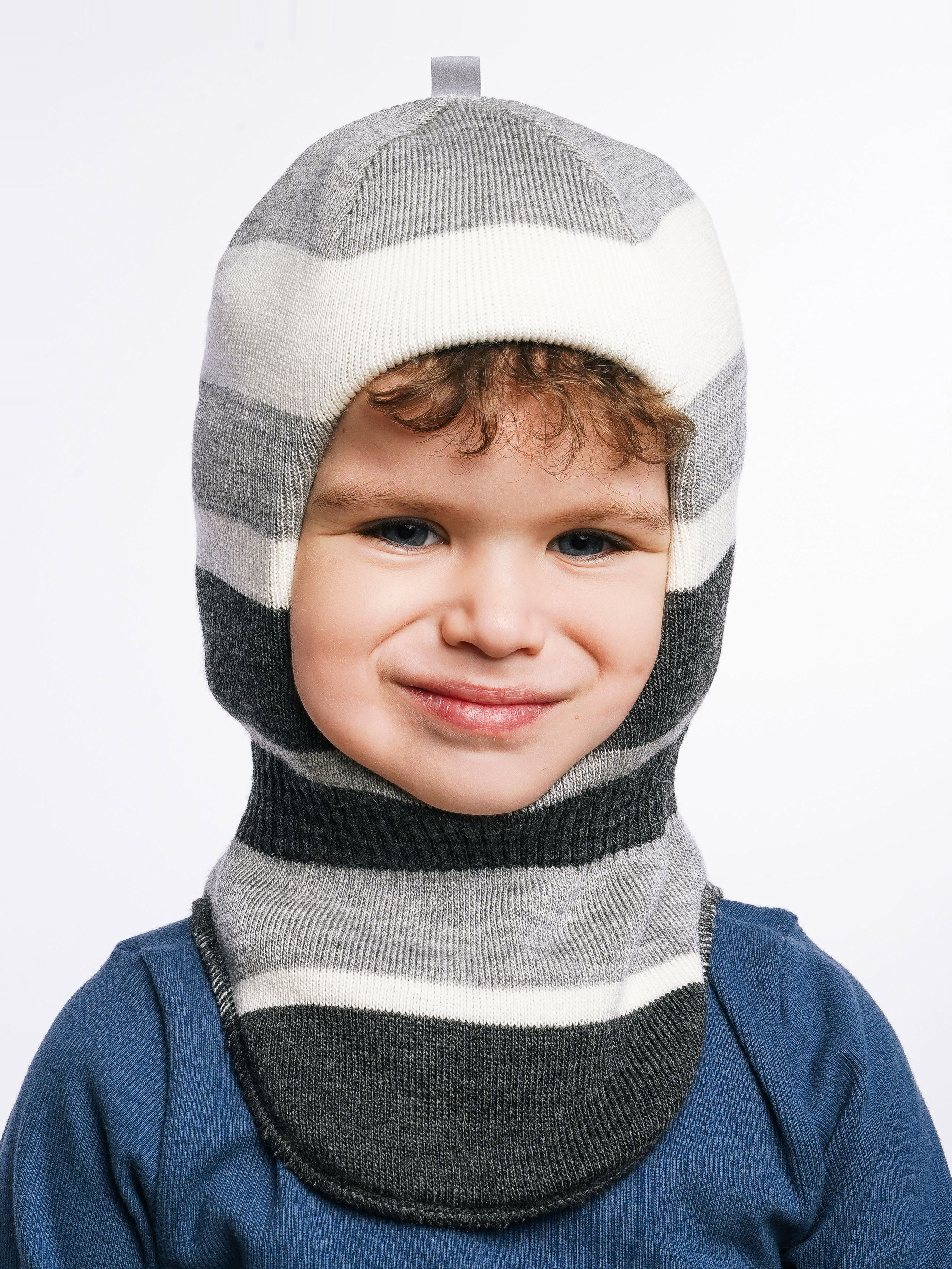 Шапка-шлем ПриКиндер U-W_232205 Цвет: Серый - фото 10