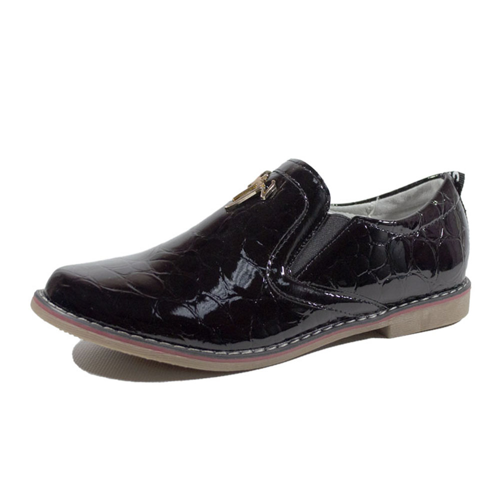 Туфли Europen R175-5-SV-ДМ EUROPEN Туфли для девочки,черный - фото 1