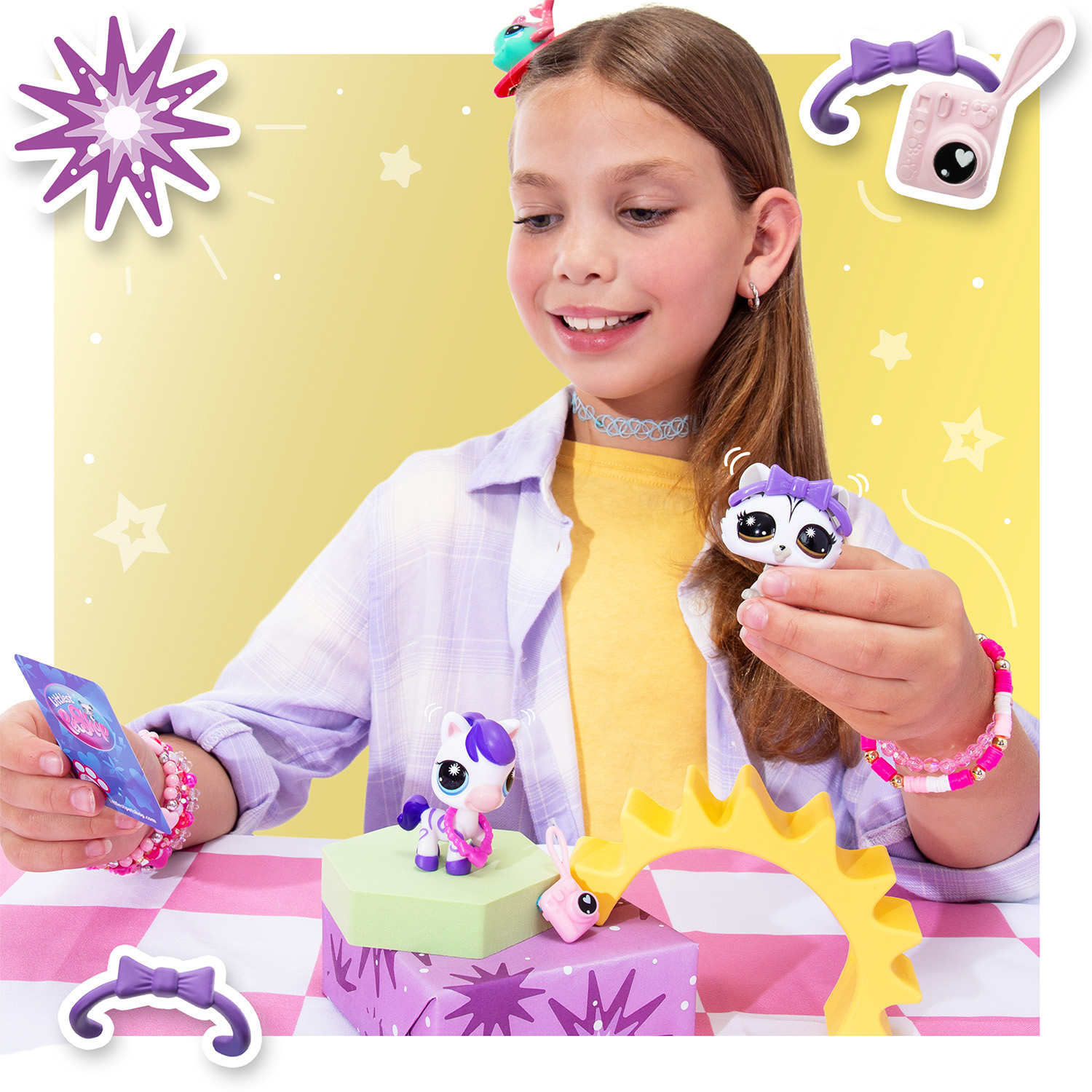 Игровой набор Littlest Pet Shop Модные полосочки - фото 6