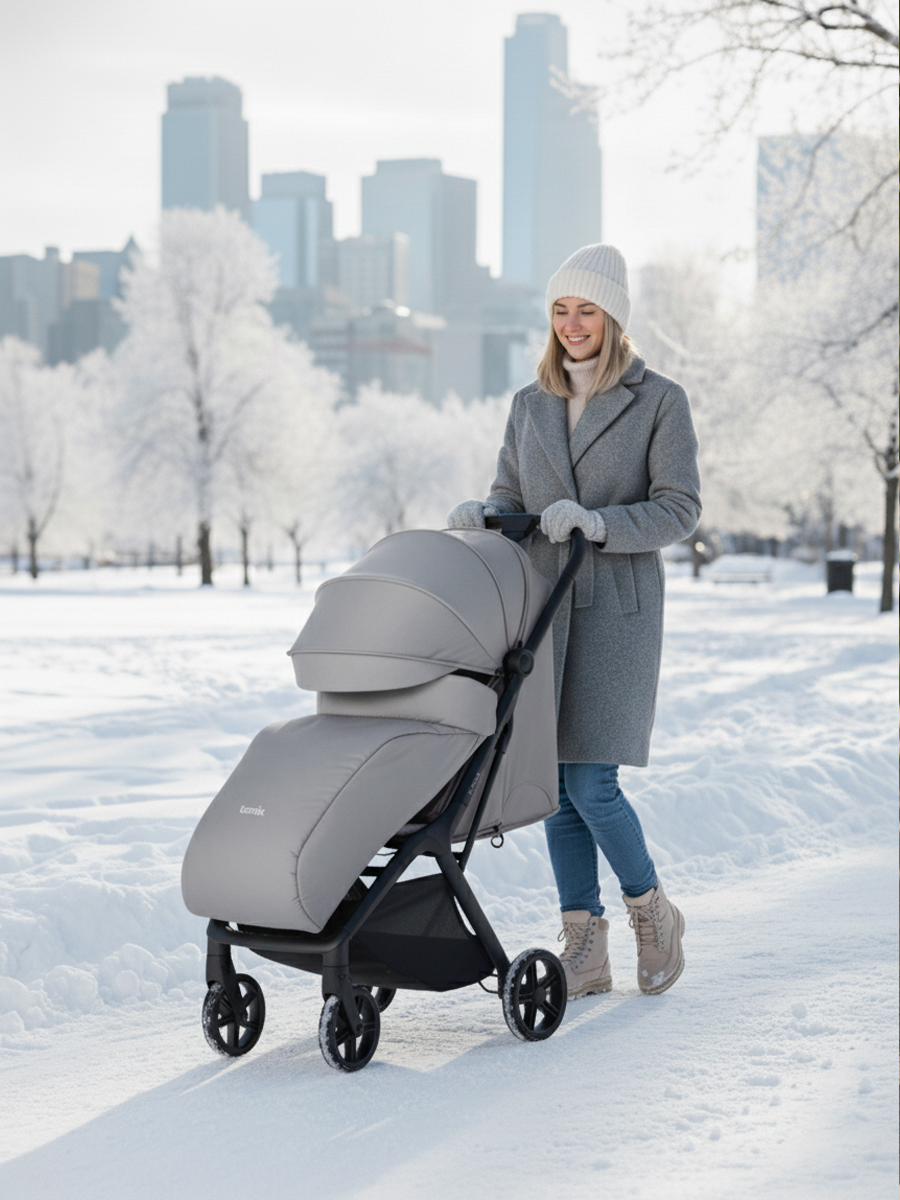 Коляска прогулочная Tomix Easy серый - фото 16