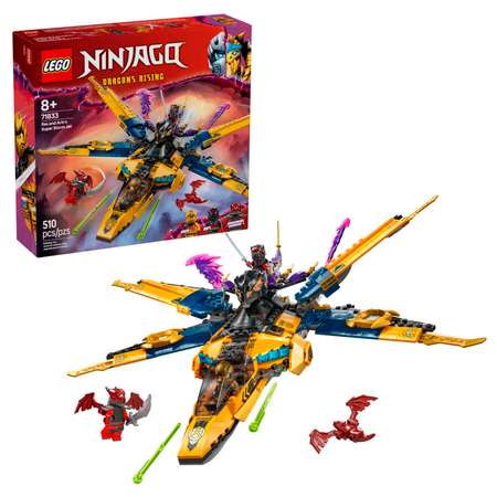 Конструктор LEGO NINJAGO Штурмовой самолет Рас и Арин блочный