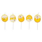 Свеча на шпажке Marmiton Цыпленок 35х3 см 5 шт