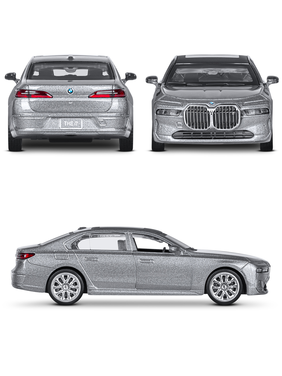 Автомобиль АВТОпанорама BMW I7 1:47 JB1251731 - фото 14