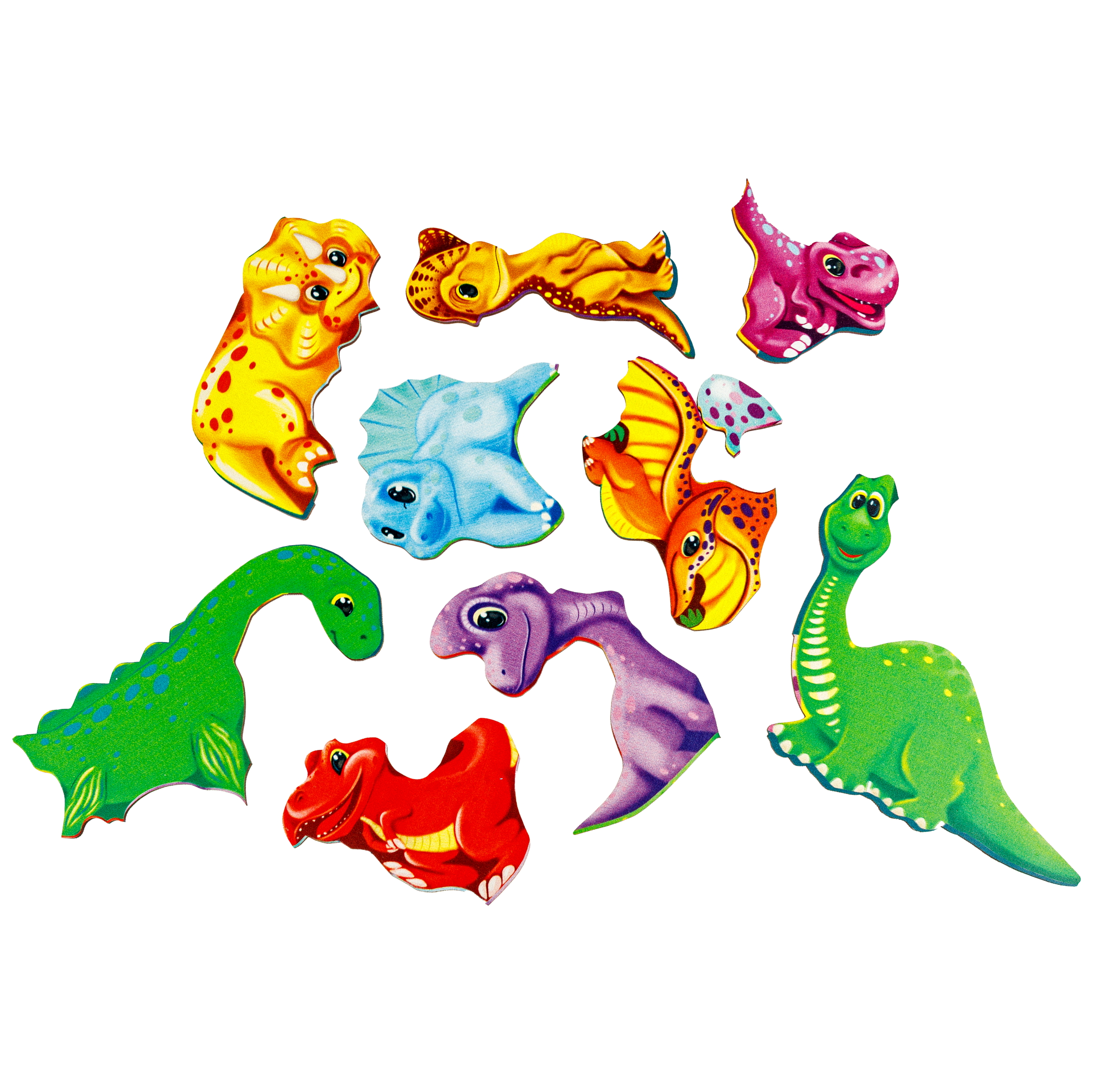 Пазл 1TOY Динозаврики деревянный - фото 2