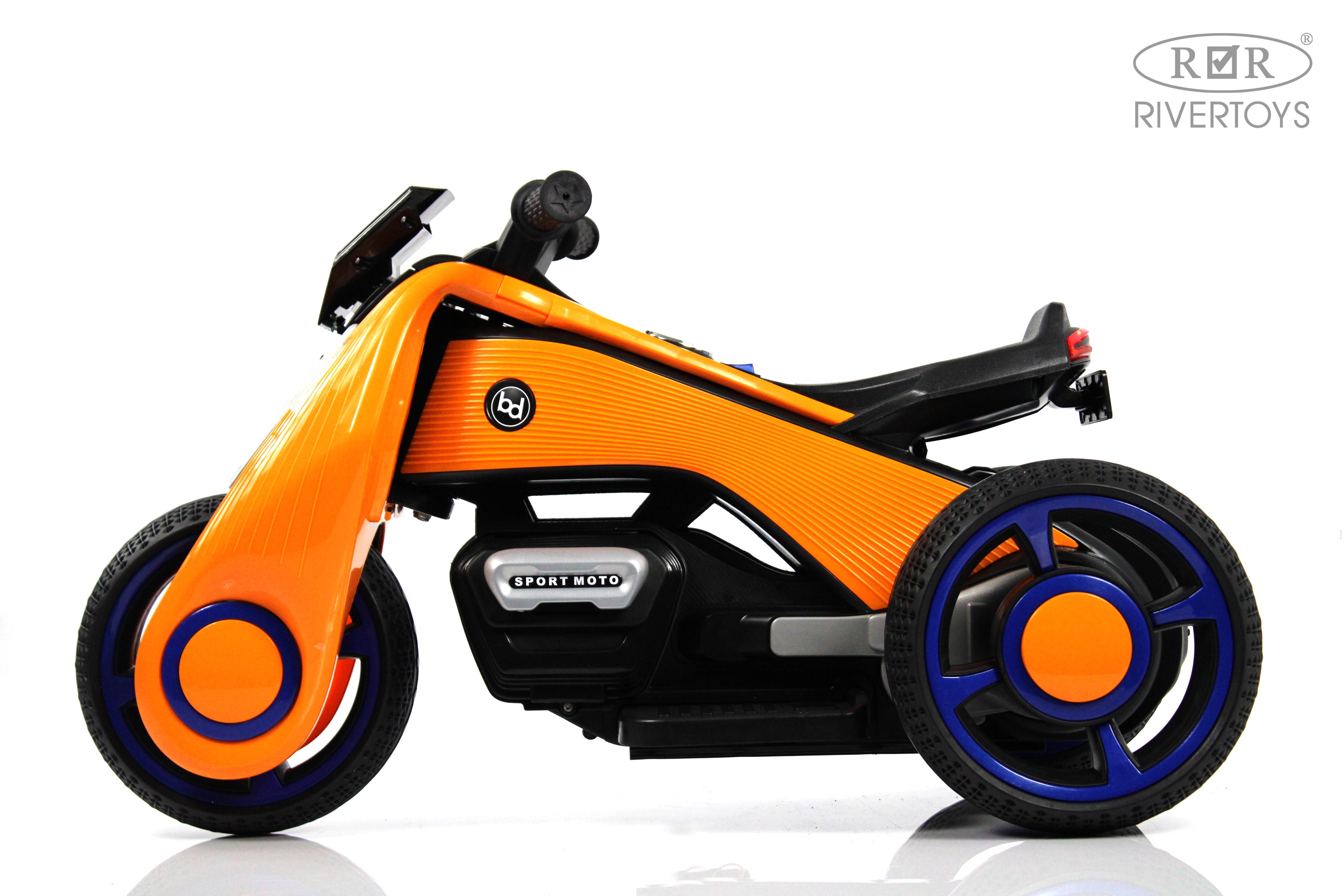 Электромобиль RIVERTOYS K333PX-ORANGE - фото 14