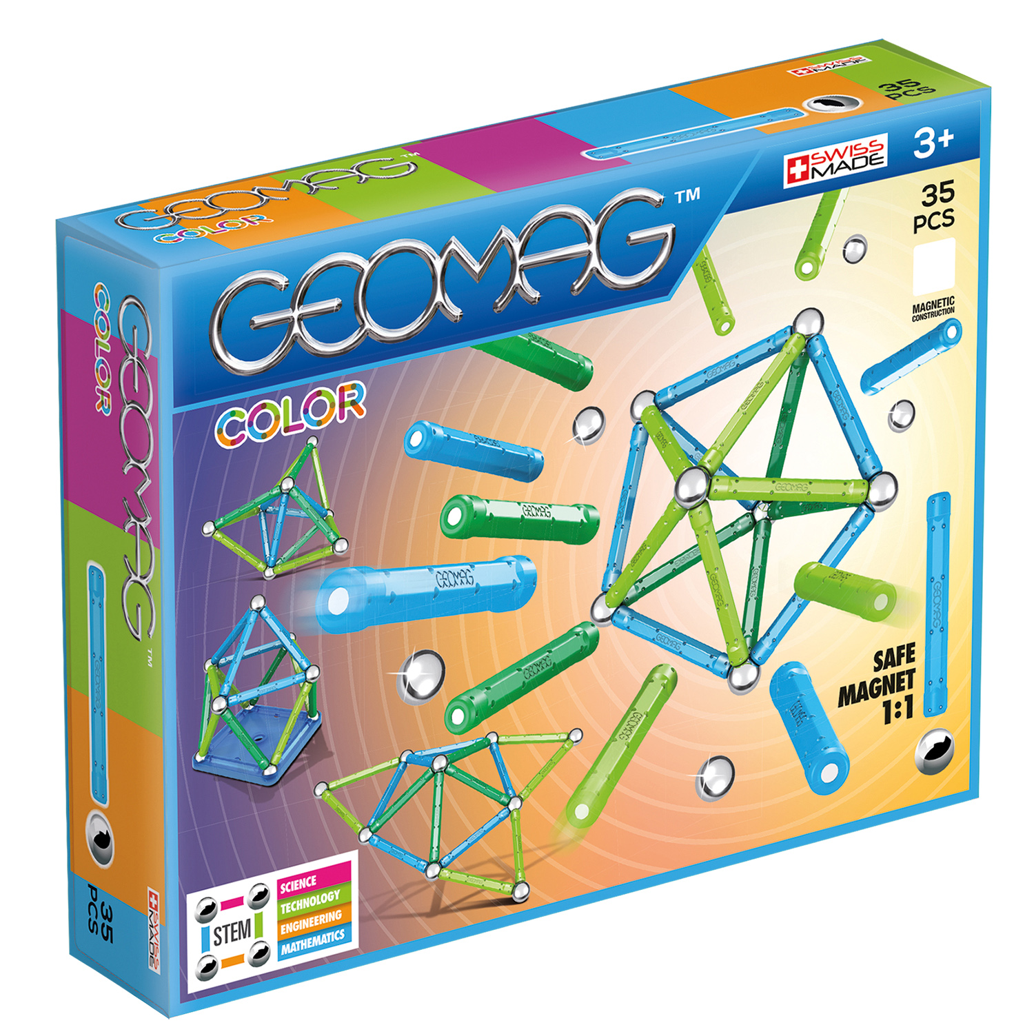 Конструктор Geomag Color магнитный - фото 1