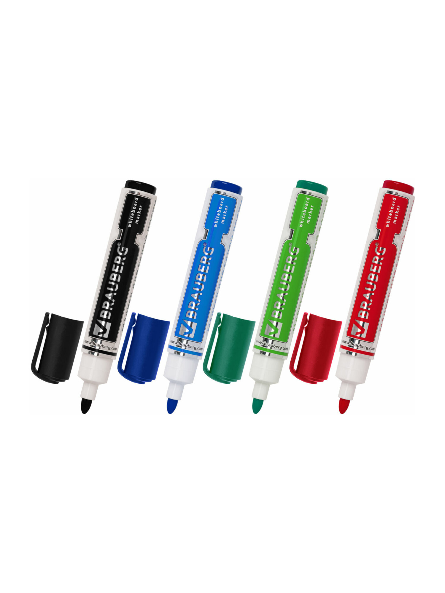 Маркеры Brauberg 4 шт. - фото 7