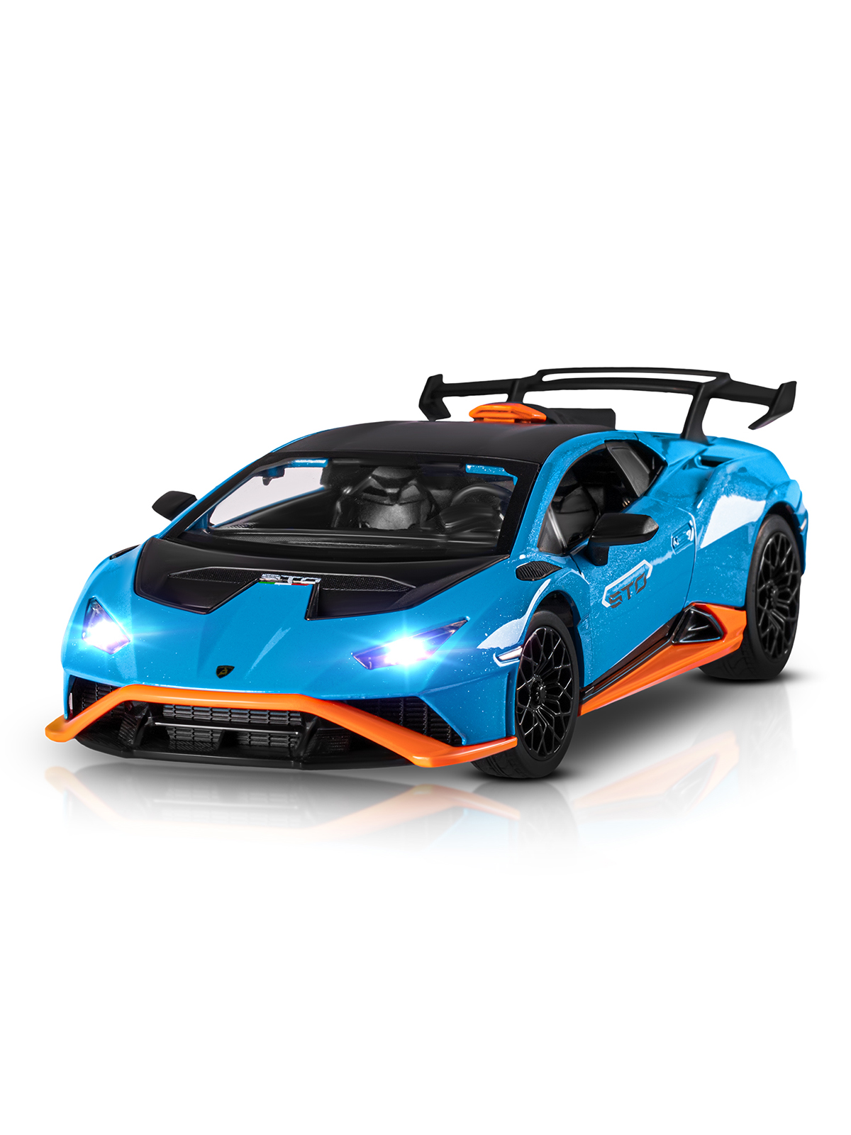 Автомобиль АВТОпанорама Lamborghini Huracan STO 1:24 JB1251648 - фото 13