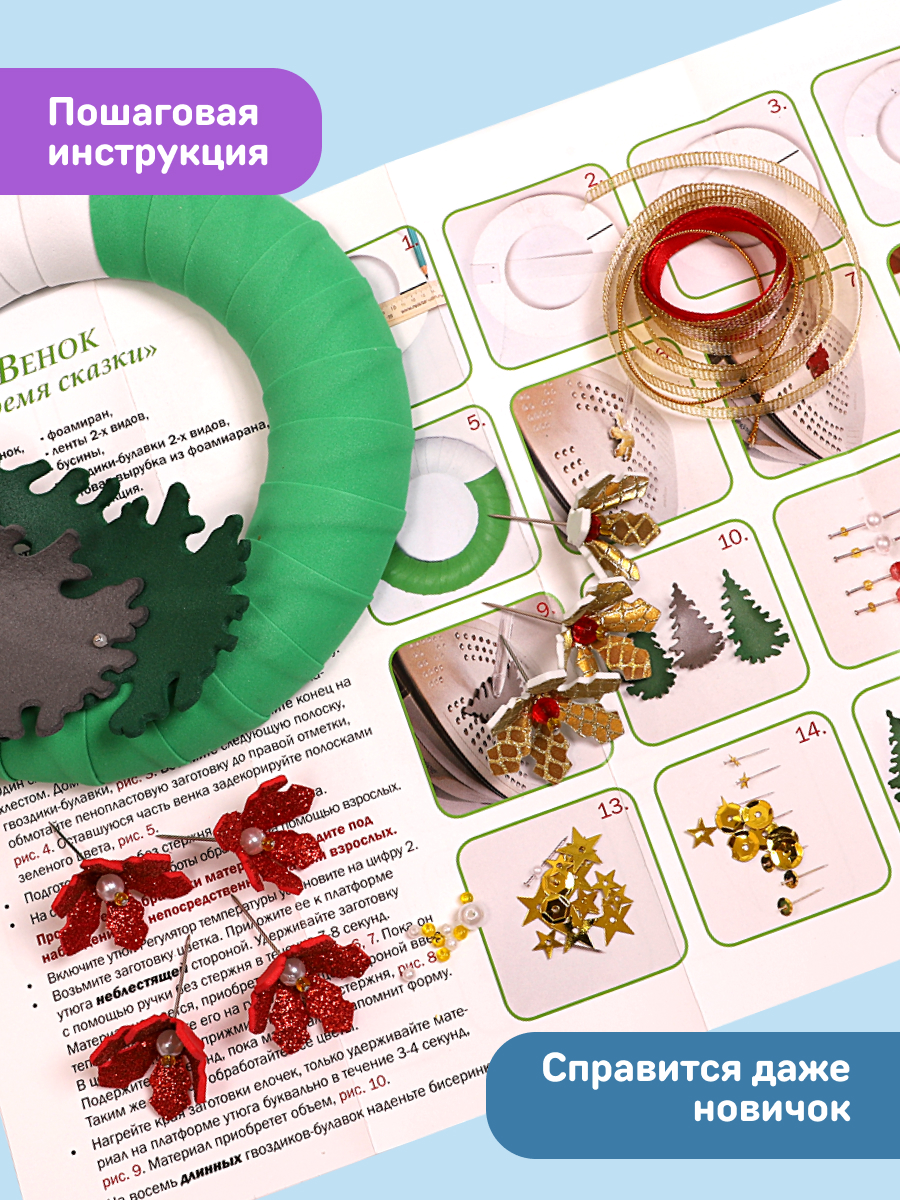 Набор Волшебная мастерская для творчества венок Время сказки - фото 6