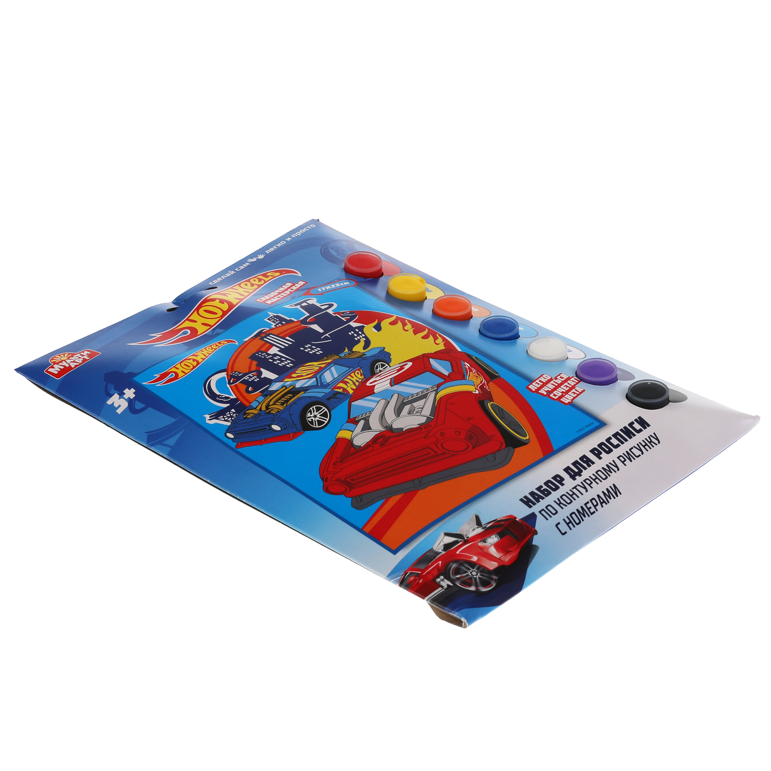 Набор для творчества МультиАРТ Hot Wheels роспись красками - фото 2