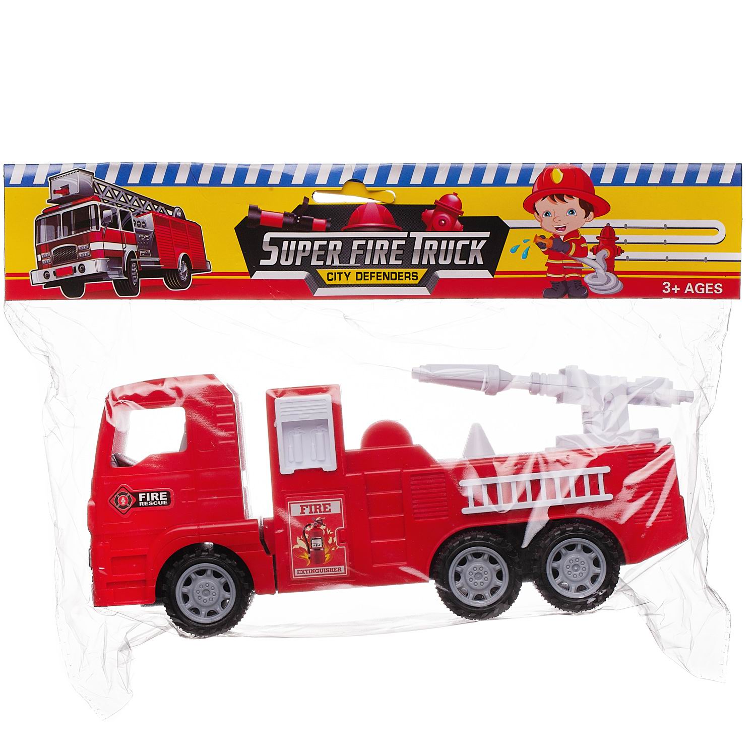 Пожарная машина Junfa WC-13889/сводянойпушкой - фото 1