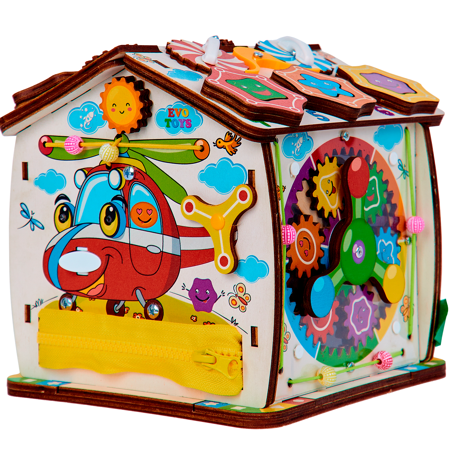 Игрушка Evotoys бизиборд - фото 12