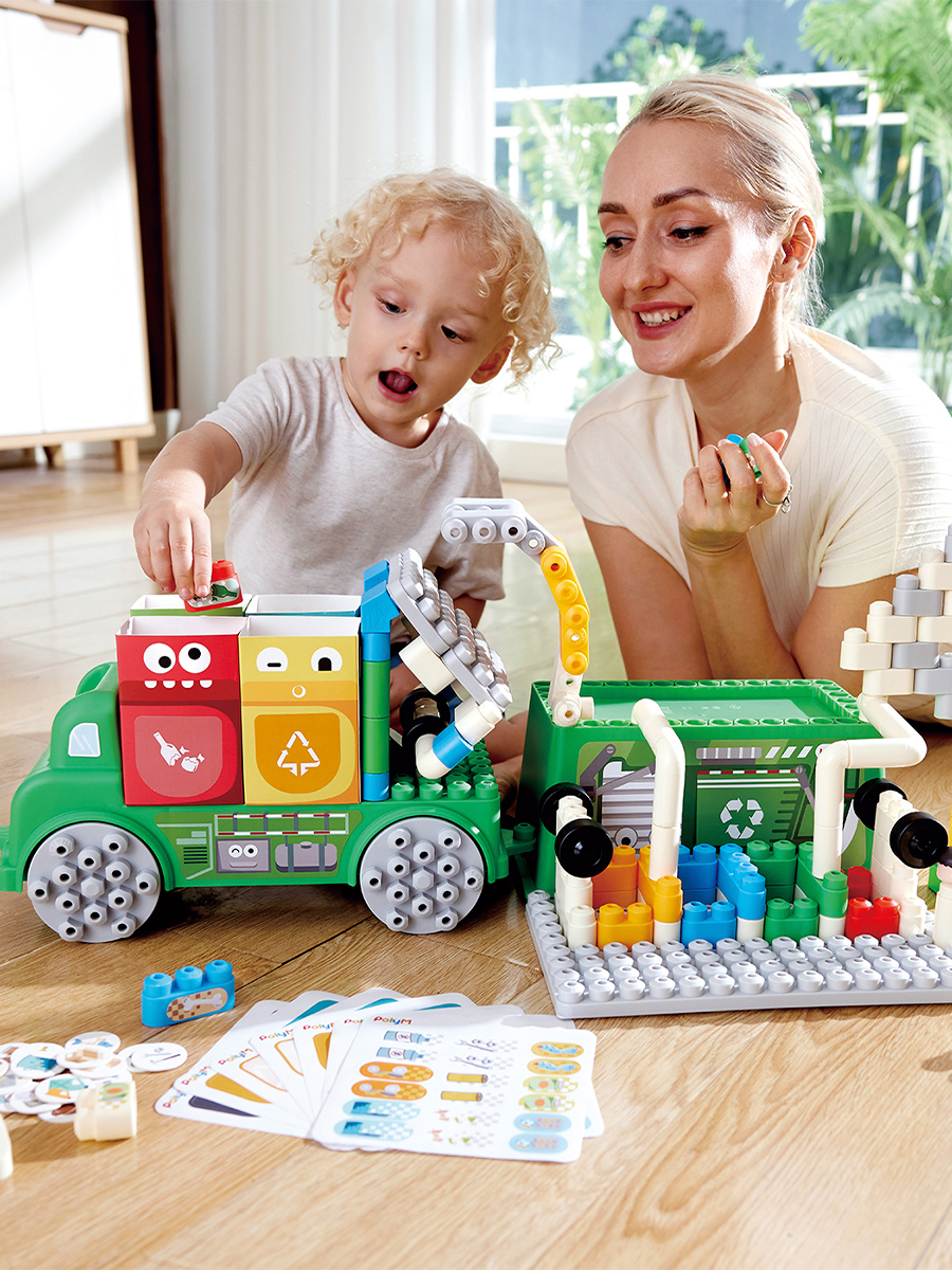 Конструктор Hape Грузовик 101 дет. - фото 1