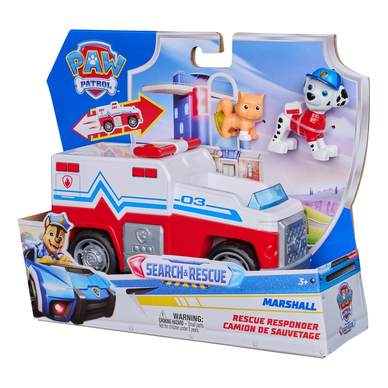 Игровой набор Paw Patrol Машинка с фигуркой Маршалл - фото 2