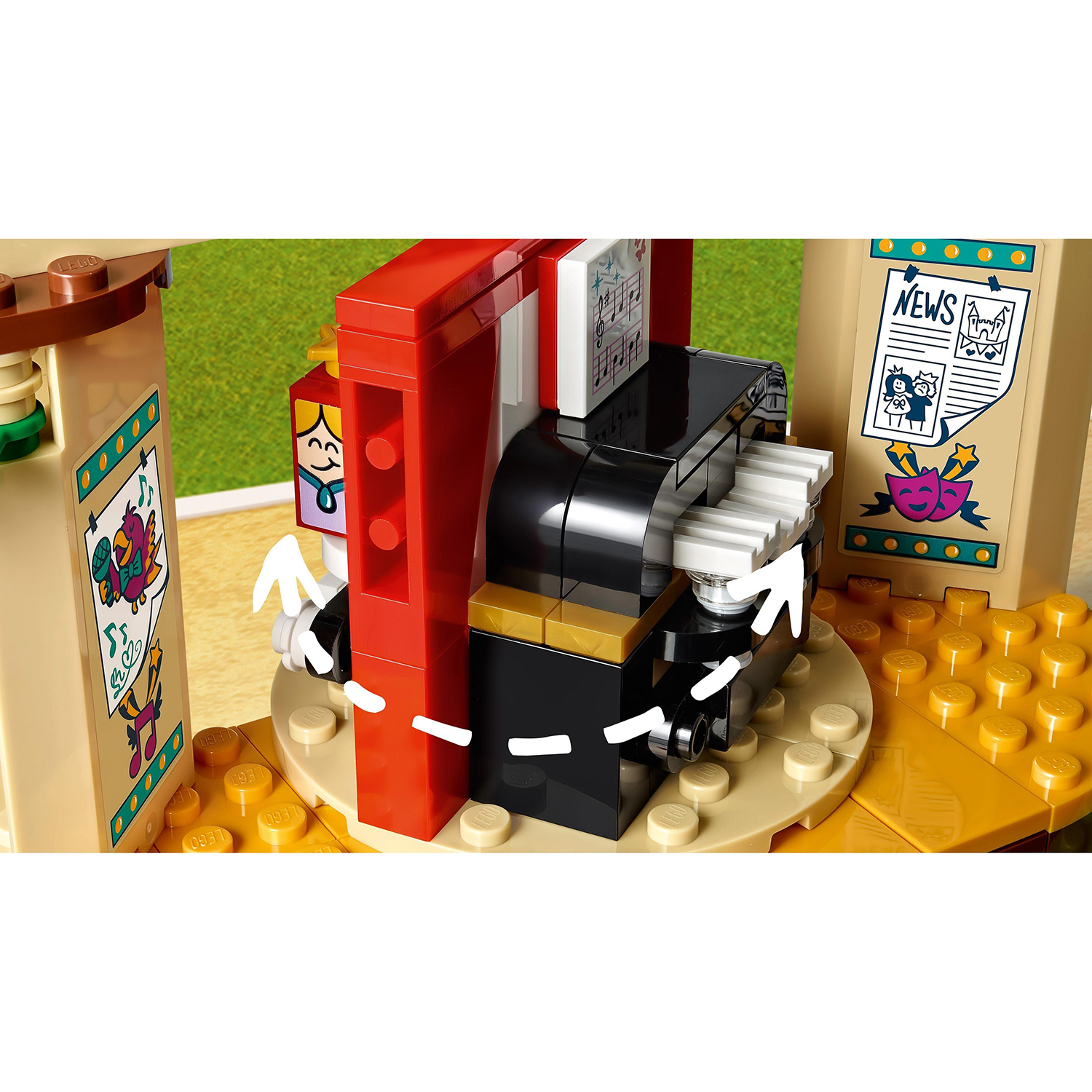 Конструктор LEGO Friends Сцена Андреа в парке - фото 8