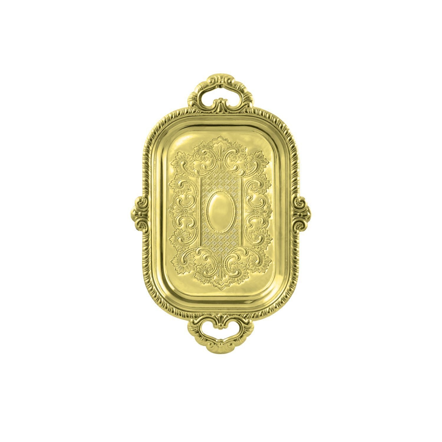 Поднос Кольчугинский мельхиор для пирожного латунный в футляре - фото 7