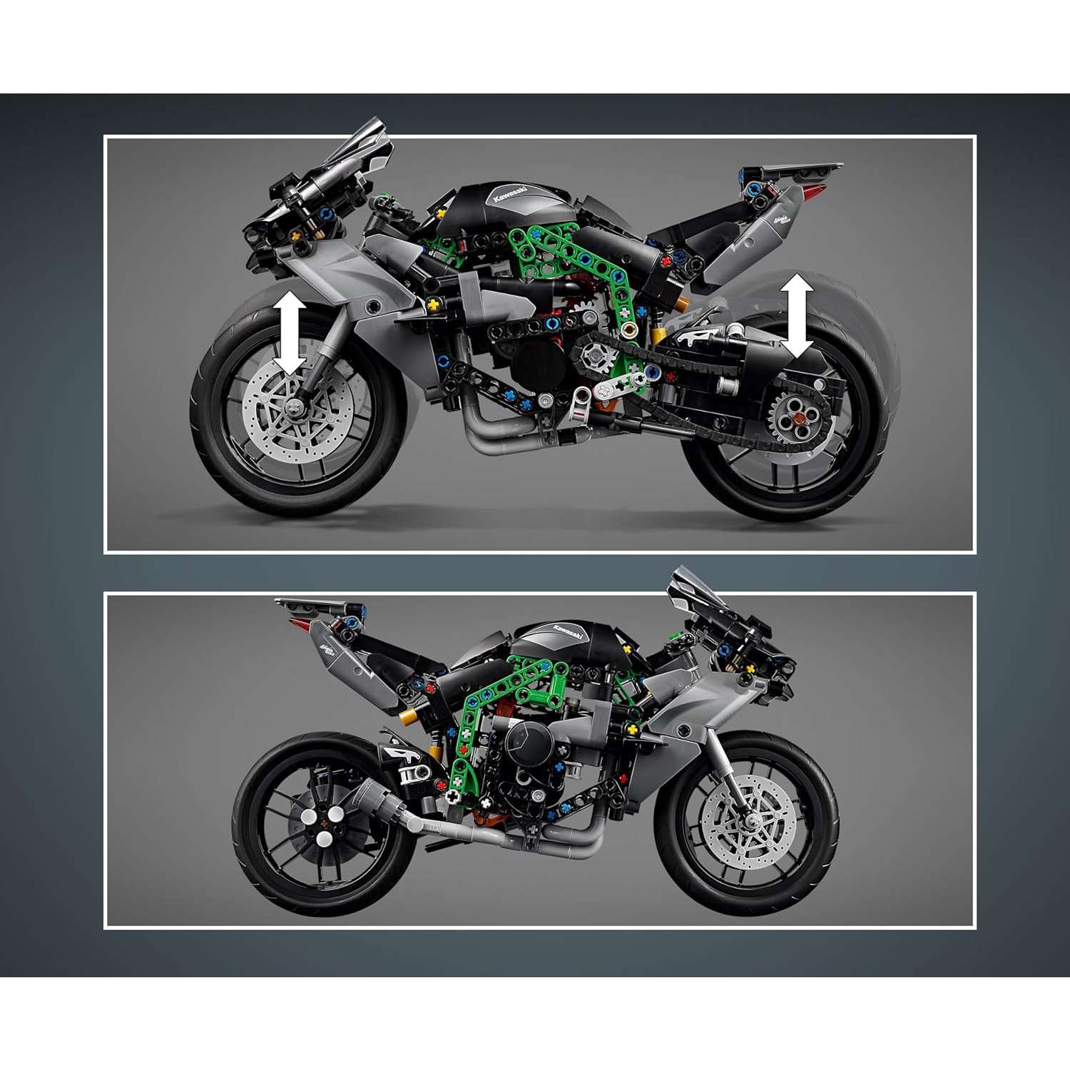 Конструктор LEGO Technic Kawasaki Ninja 643 дет. - фото 6