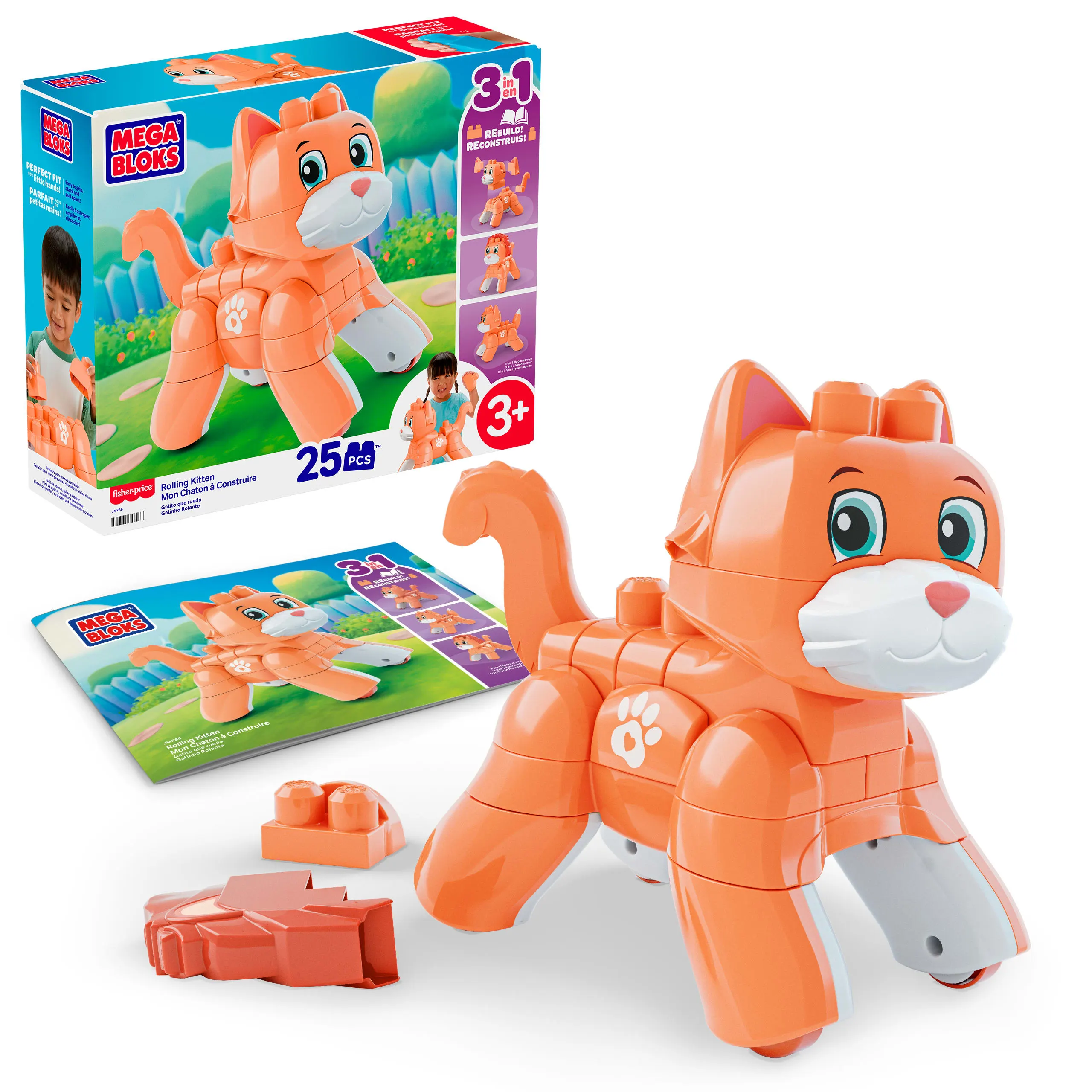 Конструктор Mega Bloks Котенок 25 дет. - фото 1
